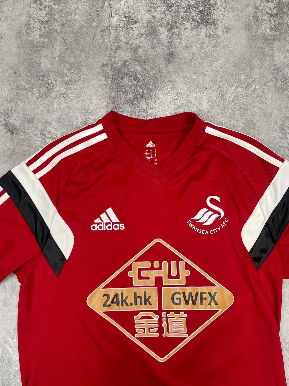 Adidas Adidas Swansea City AFC2014/15Away Men Football Shirt Jersey Size US S / EU 44-46 / 1 - 2 Thumbnail