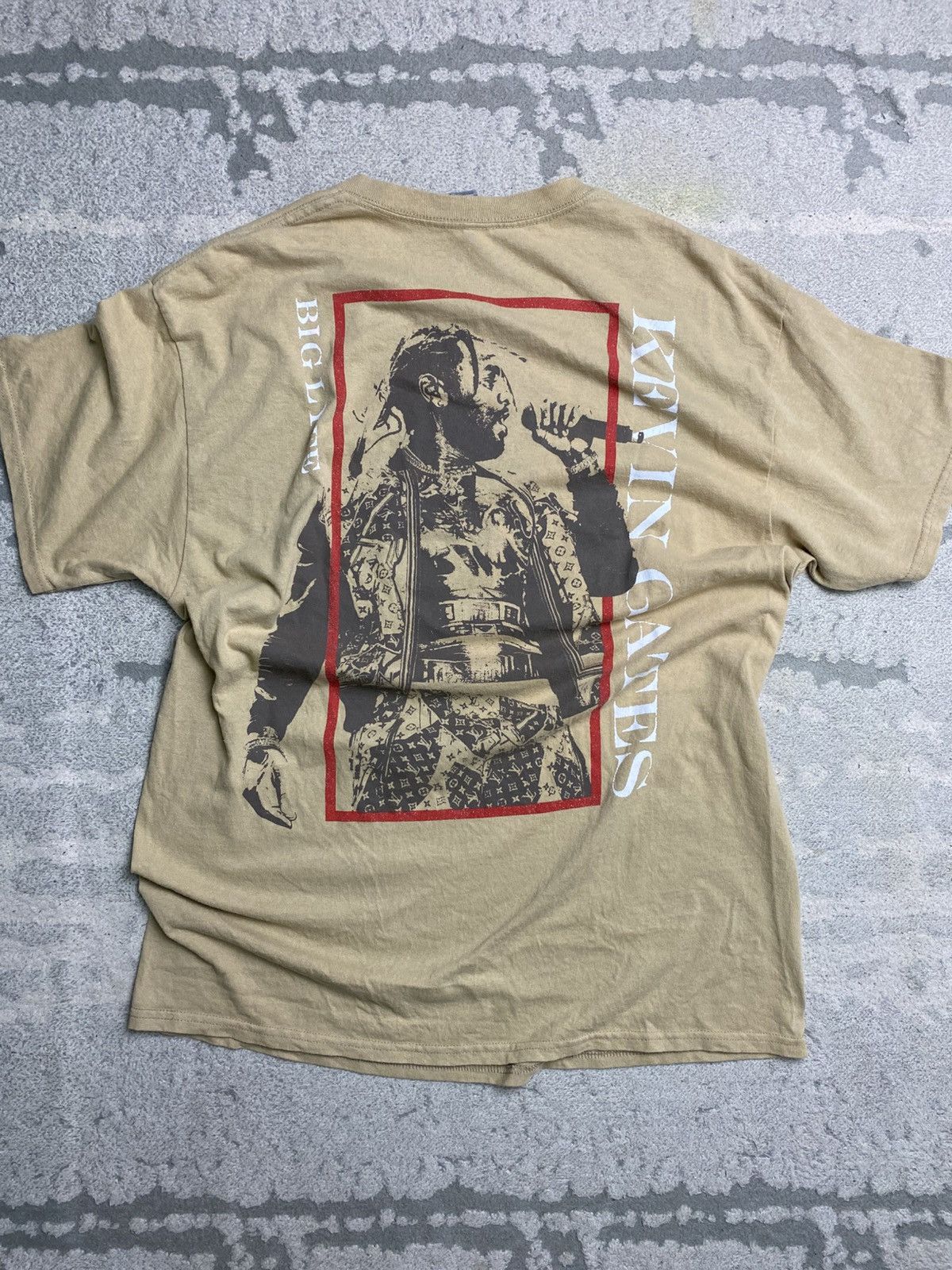 Japanese Brand Official TShirt The BIG LYFE Song Kevin Gate American Rapper Size US L / EU 52-54 / 3 - 5 Thumbnail