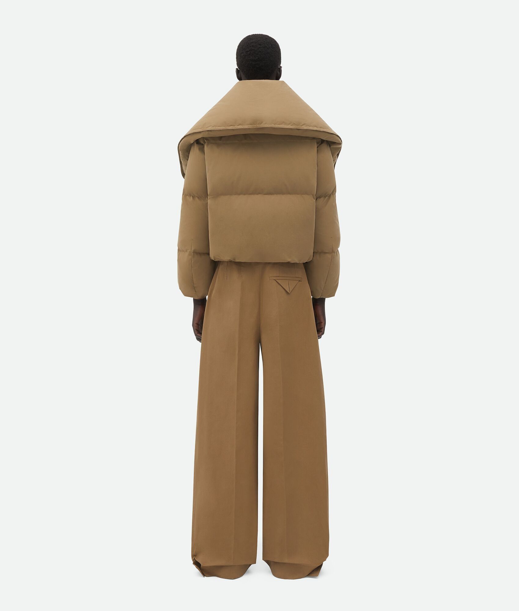 Bottega Veneta o1w1db10825 Frosted Poplin Puffer Jacket in Liana Size US L / EU 52-54 / 3 - 3 Thumbnail