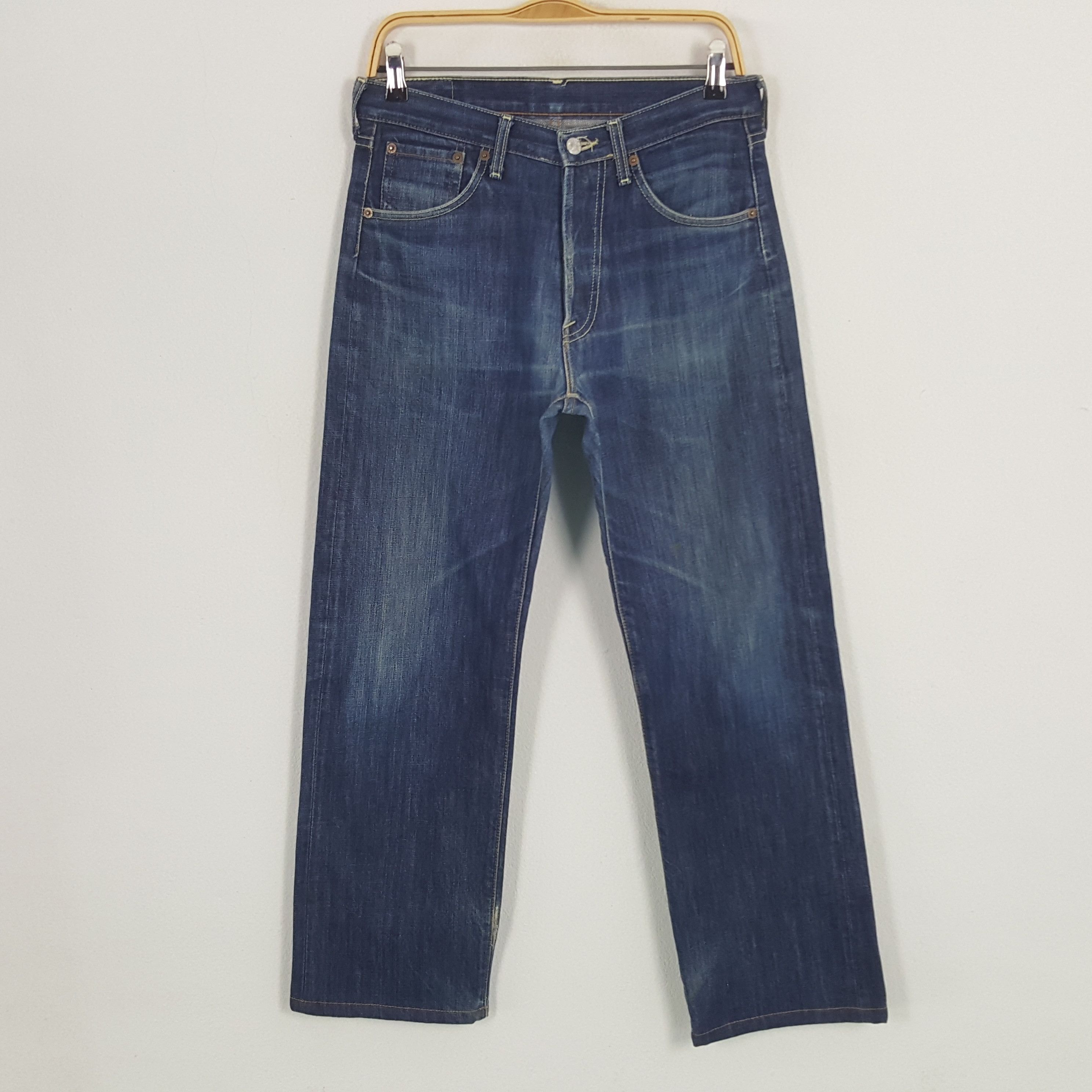 Japanese Brand × Vintage Vintage Evisu Japan Custom Daicock Denim Jeans Size US 31 - 4 Thumbnail