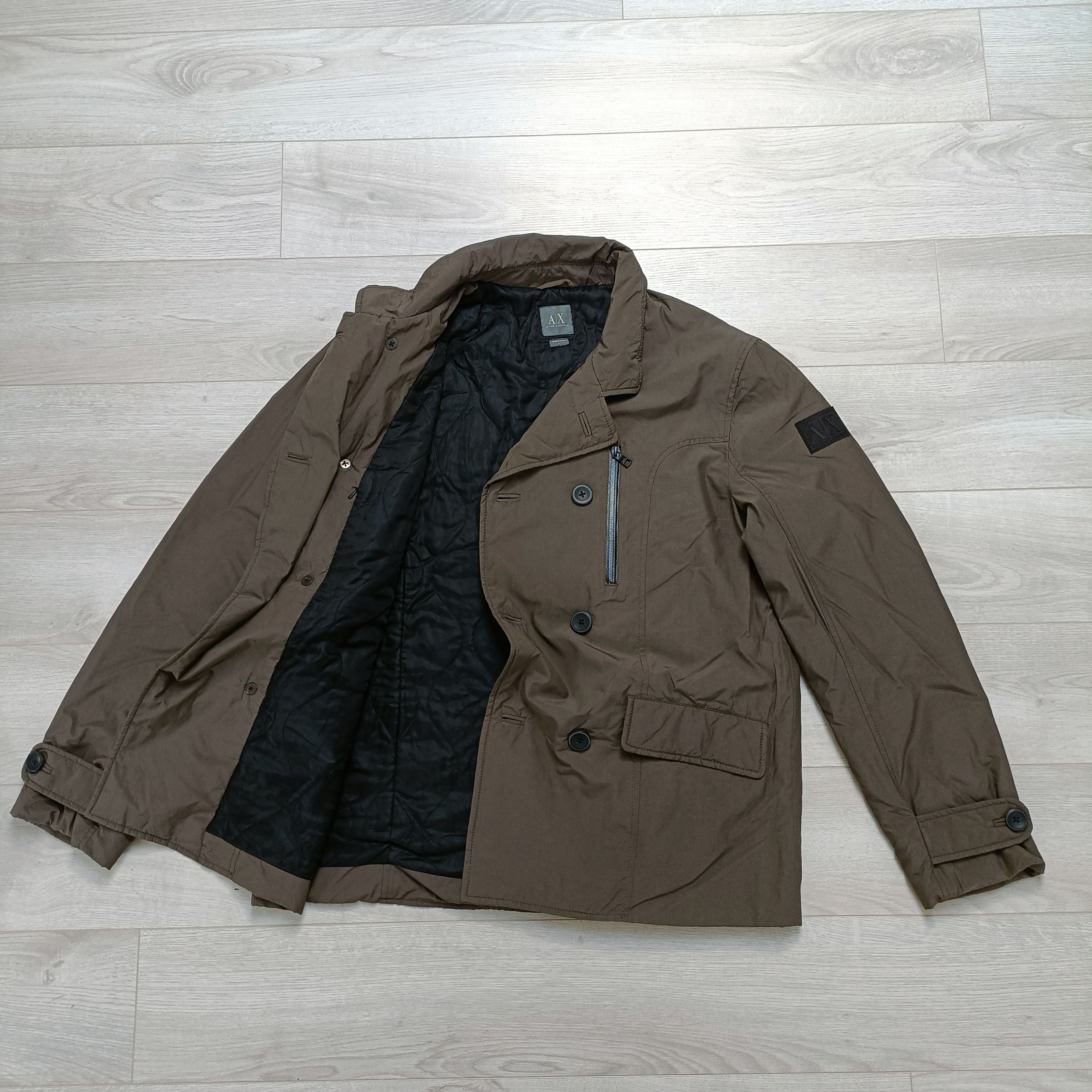 Armani Exchange Men's Double Breasted Jacket Size US L / EU 52-54 / 3 - 2 Thumbnail