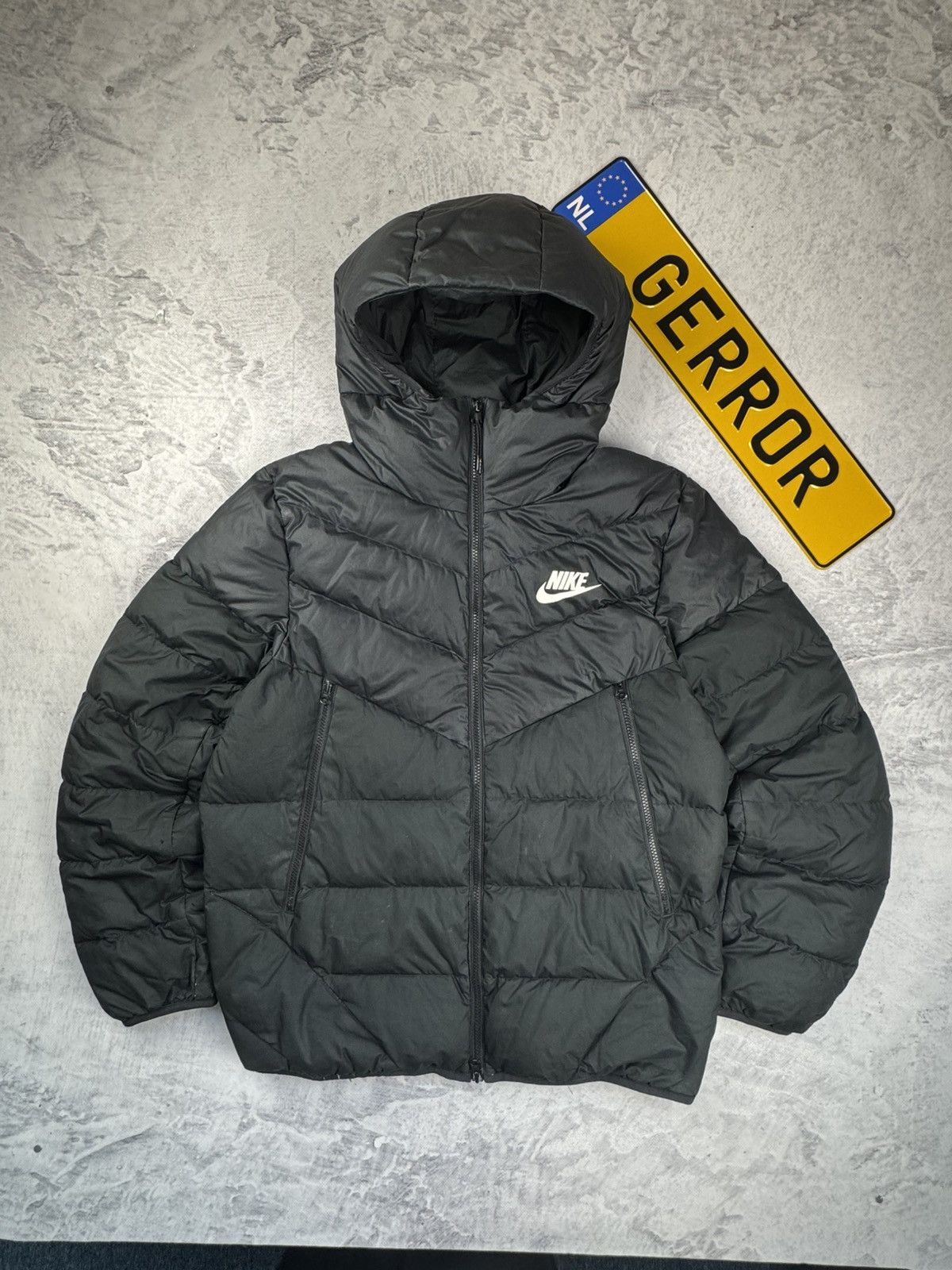Nike × Nike ACG NIKE PUFFER DOWN BASIC LOGO OVERSIZE NYLON JACKET Size US L / EU 52-54 / 3 - 2 Thumbnail