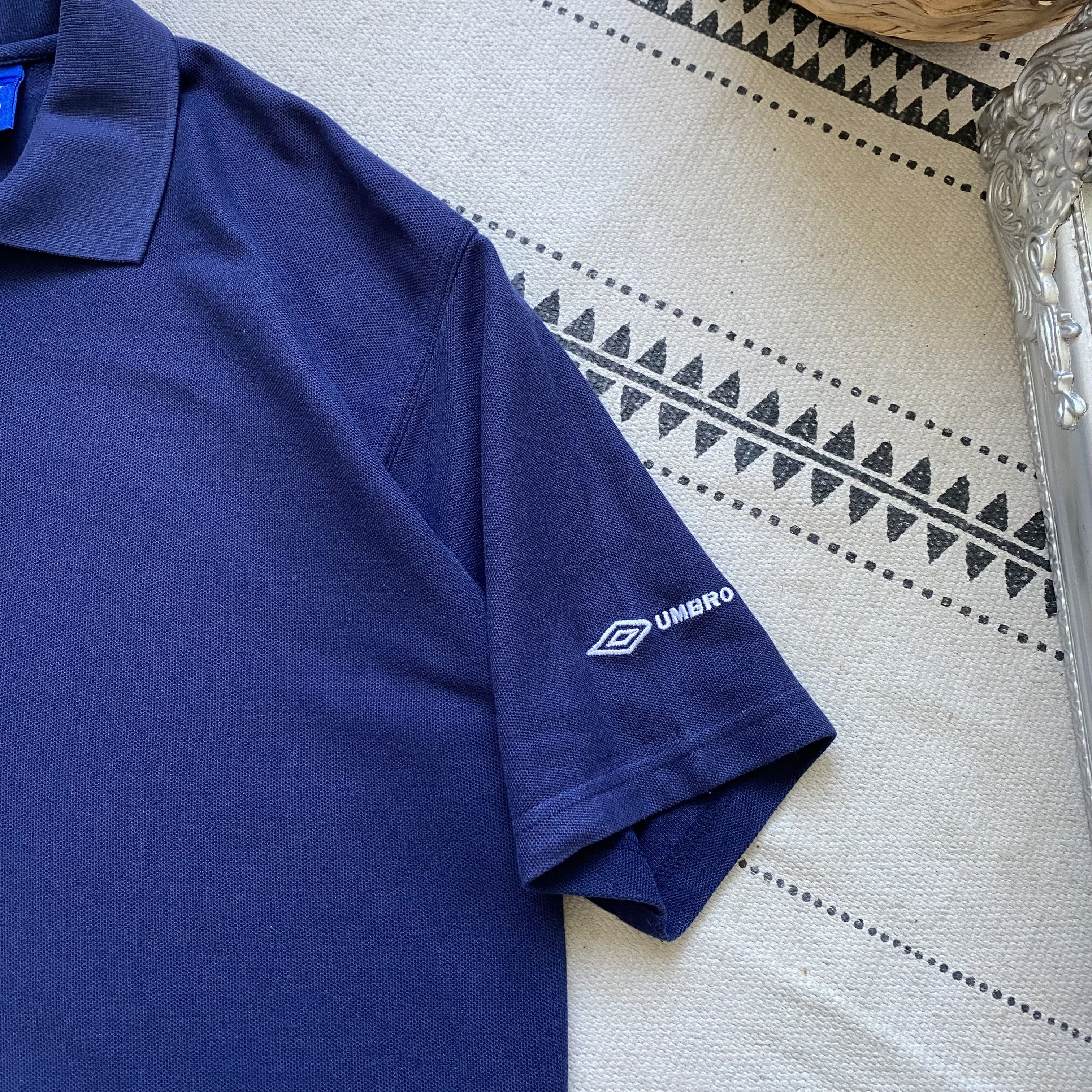 Umbro ⚽️ Vintage 90s Umbro Polo classic tee England Rugby Soccer Size US M / EU 48-50 / 2 - 5 Thumbnail