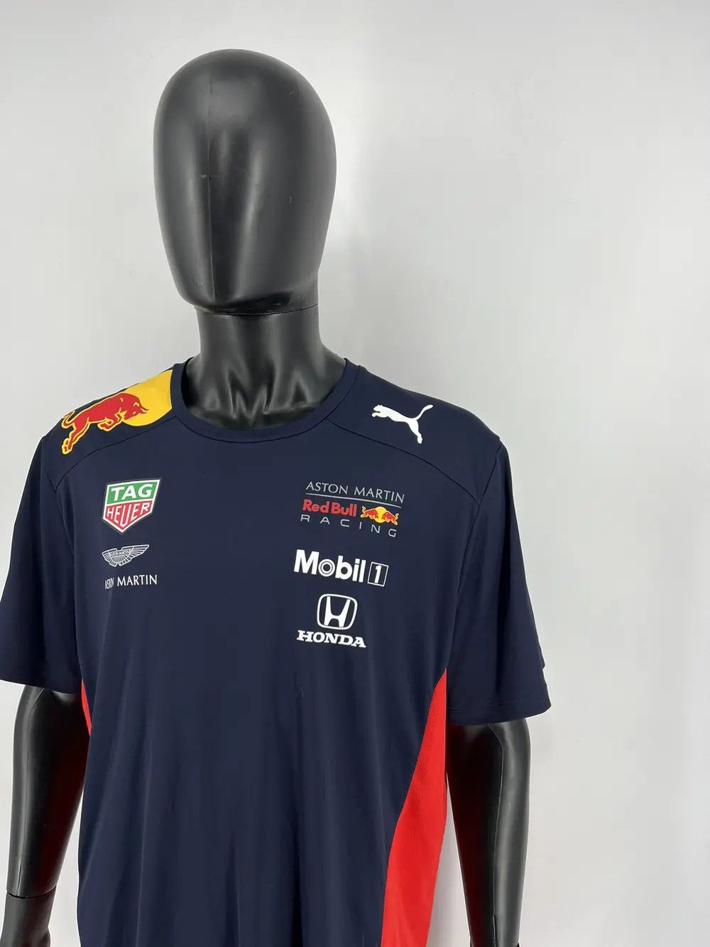 Formula 1 × Puma × Red Bull Aston Martin Red Bull Racing Team Puma F-1 Tee y2k Size US XXL / EU 58 / 5 - 4 Thumbnail