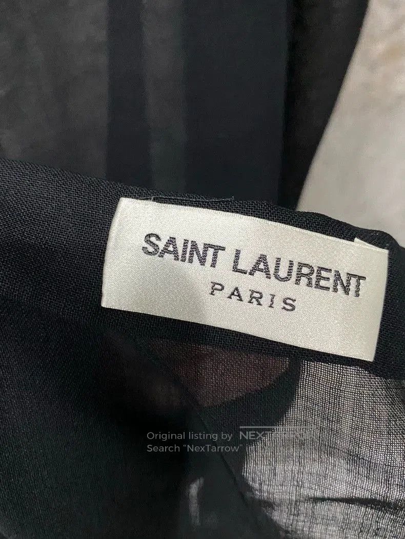 Saint Laurent Paris Saint Laurent SLP Puff Sleeve Shirt Size US XS / EU 42 / 0 - 5 Thumbnail