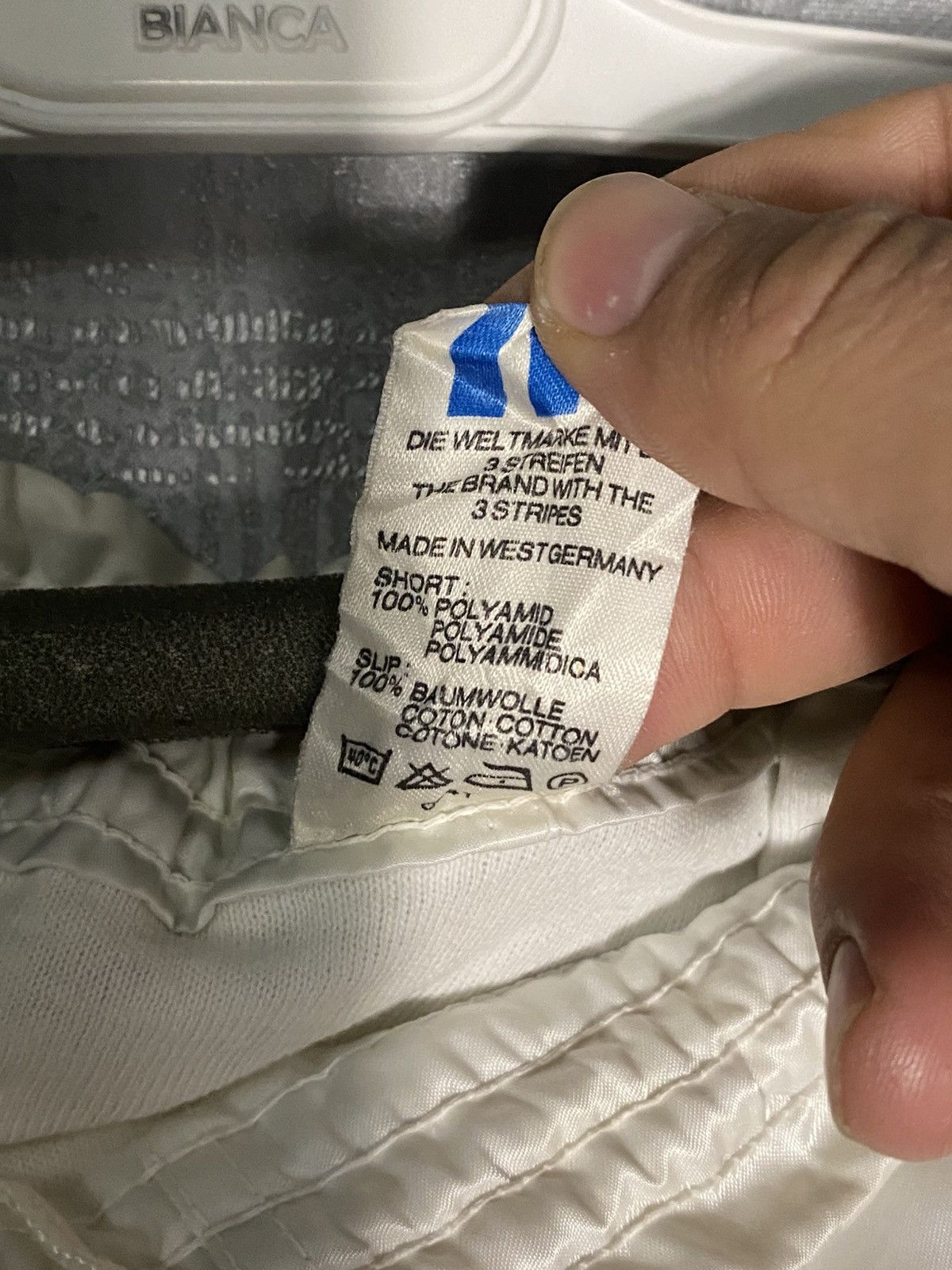 Adidas × Vintage Vintage Adidas Nylon Shorts 80S West Germany Shorts Size US 32 / EU 48 - 6 Thumbnail