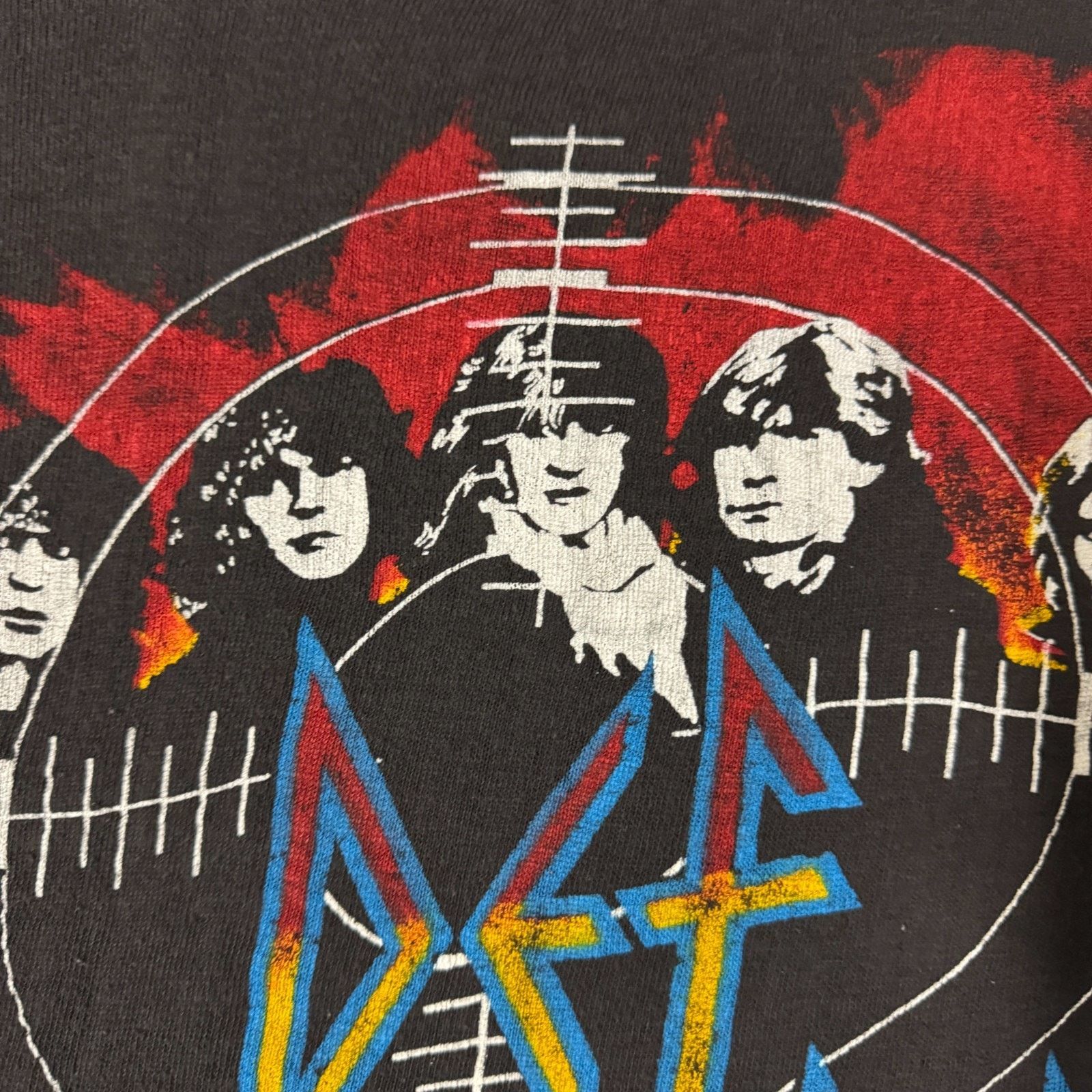 Def Leppard Vintage 80s Def Leppard Medium Parking Lot Rock Band T Shirt Size US M / EU 48-50 / 2 - 3 Thumbnail