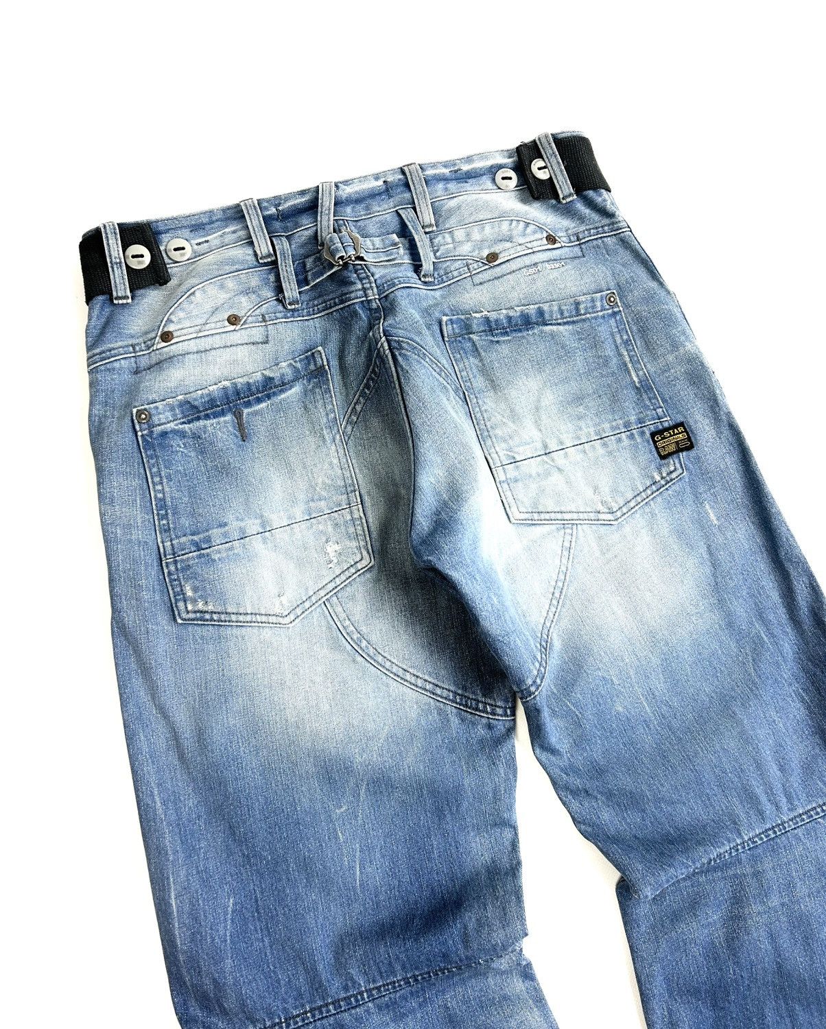 G-Star G-star raw Cargo Denim Pants Blue Japanese Jeans Vintage Y2K Size US 34 / EU 50 - 6 Thumbnail