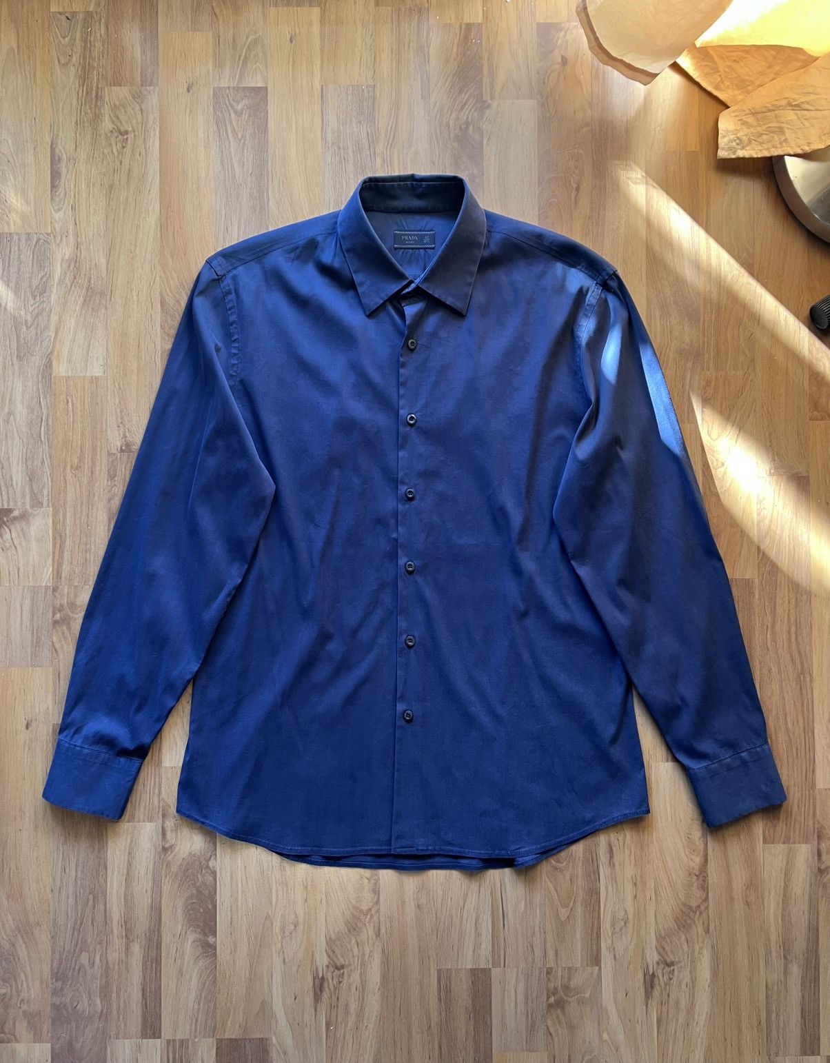 Prada Prada stretch cotton shirt men's size L Size US L / EU 52-54 / 3 - 1 Thumbnail