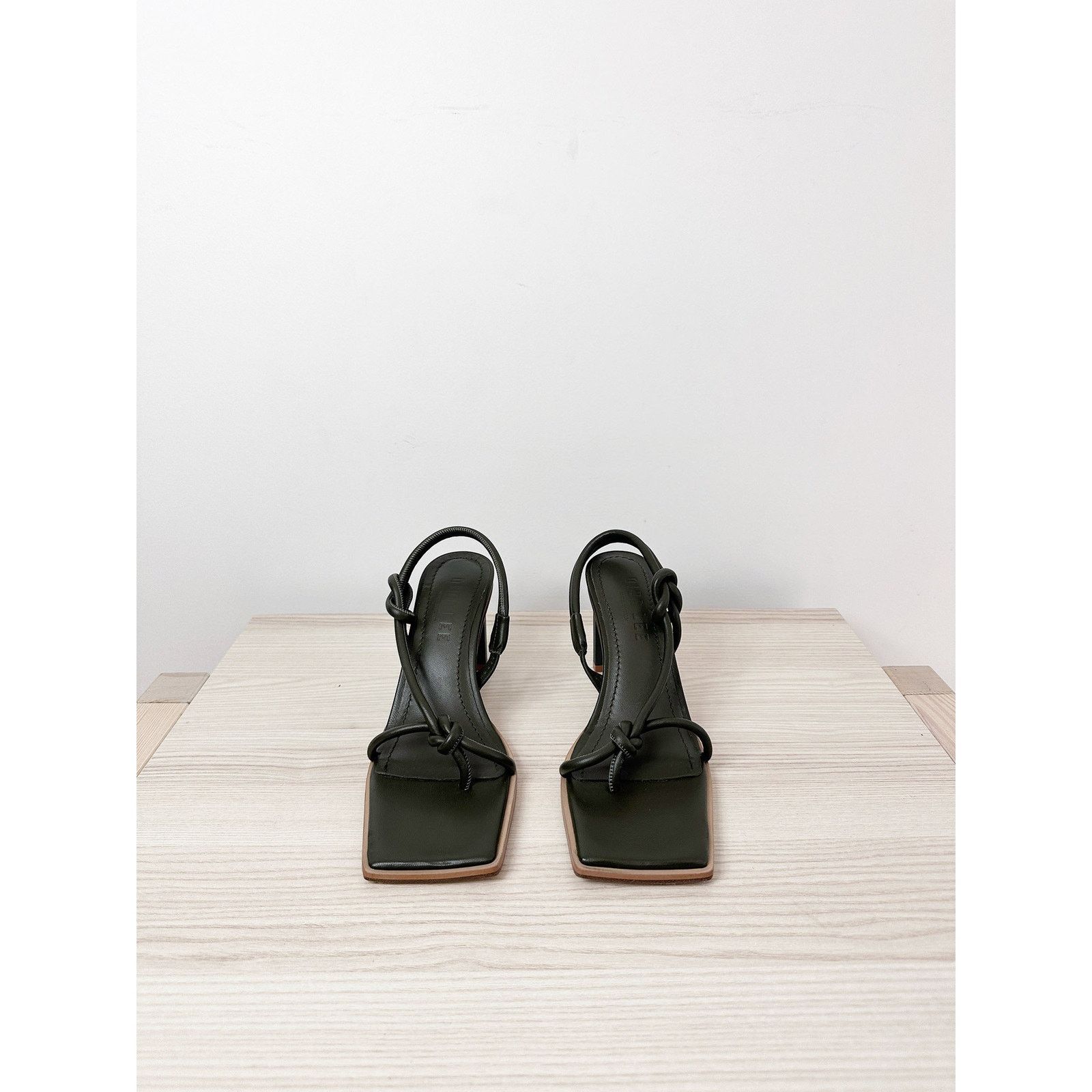 Dion Lee Dion Lee Knot High Heel in Deep Olive Size US 6 / IT 36 - 2 Thumbnail