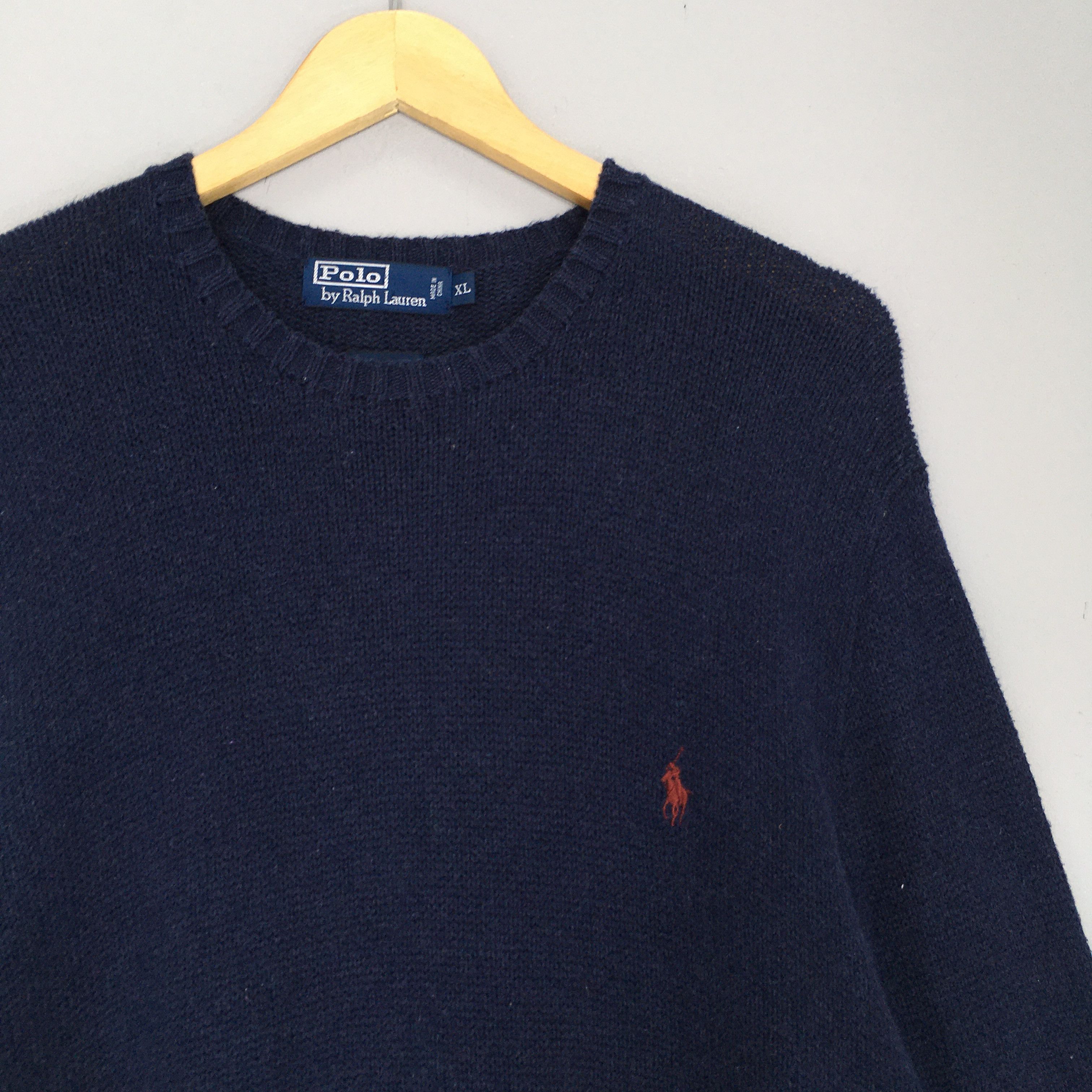 Polo Ralph Lauren × Ralph Lauren Vintage 1990s Polo Ralph Lauren Knitwear Sweater XLarge Size US XL / EU 56 / 4 - 2 Thumbnail