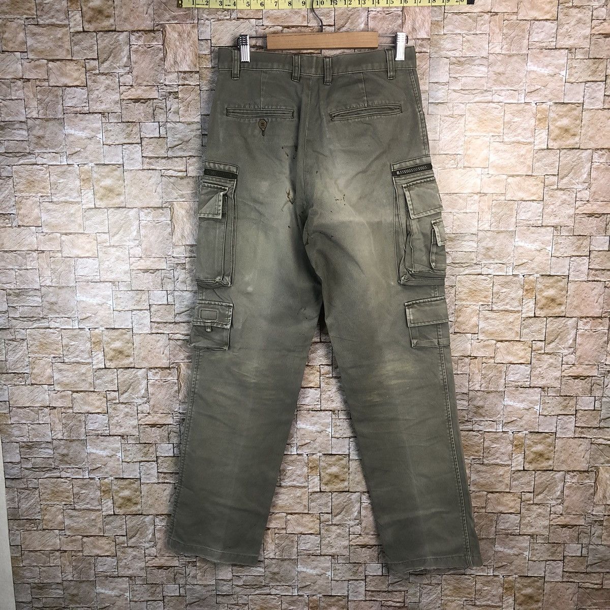 Japanese Brand Long John faded utility Cargo Multipocket Pants #A82 Size US 29 - 16 Thumbnail