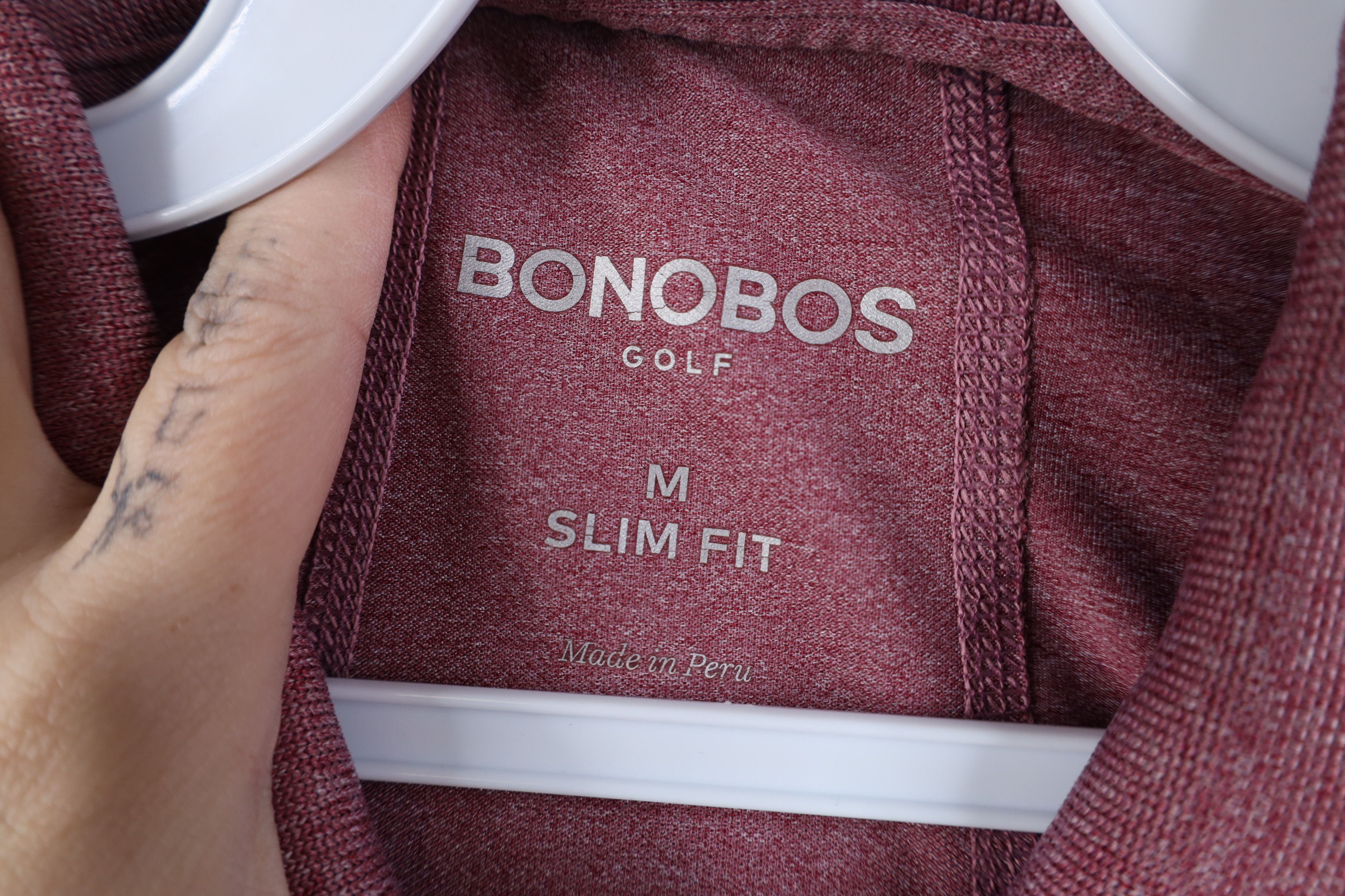 Bonobos Bonobos Golf Fit Tech Knit Collared Golfing Polo Shirt Red Size US M / EU 48-50 / 2 - 6 Thumbnail