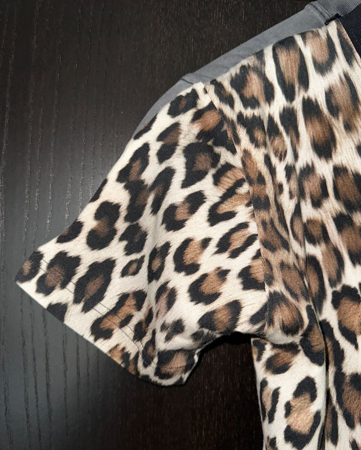 Balenciaga Balenciaga 24FW Leopard Double S/S T-shirt with Tape Size US M / EU 48-50 / 2 - 8 Thumbnail