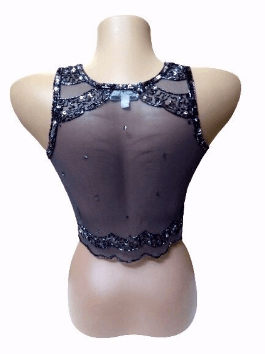 New Look Rare Archival Beaded sheer croptop XS/S New Look Generation Size M / US 6-8 / IT 42-44 - 2 Thumbnail