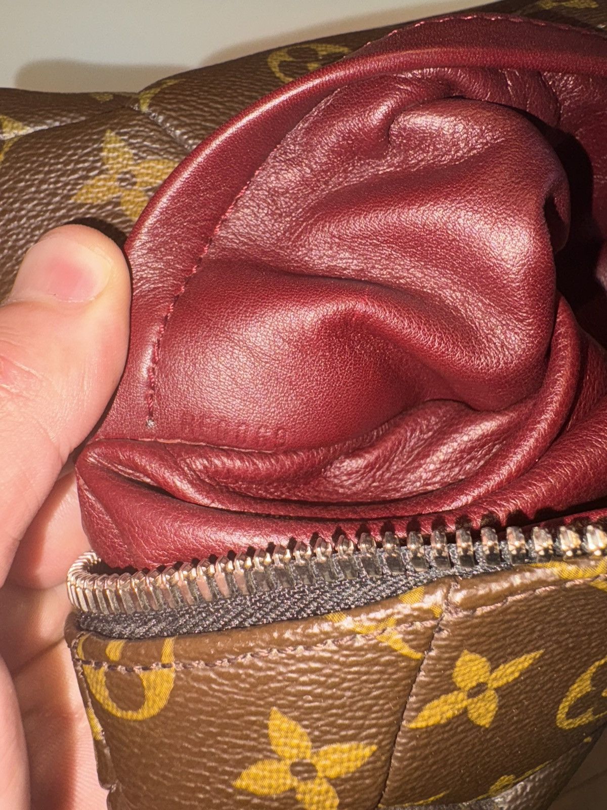 Louis Vuitton Louis Vuitton Hexagon Monogram Macassar Brown Quilted Bag Size ONE SIZE - 7 Thumbnail