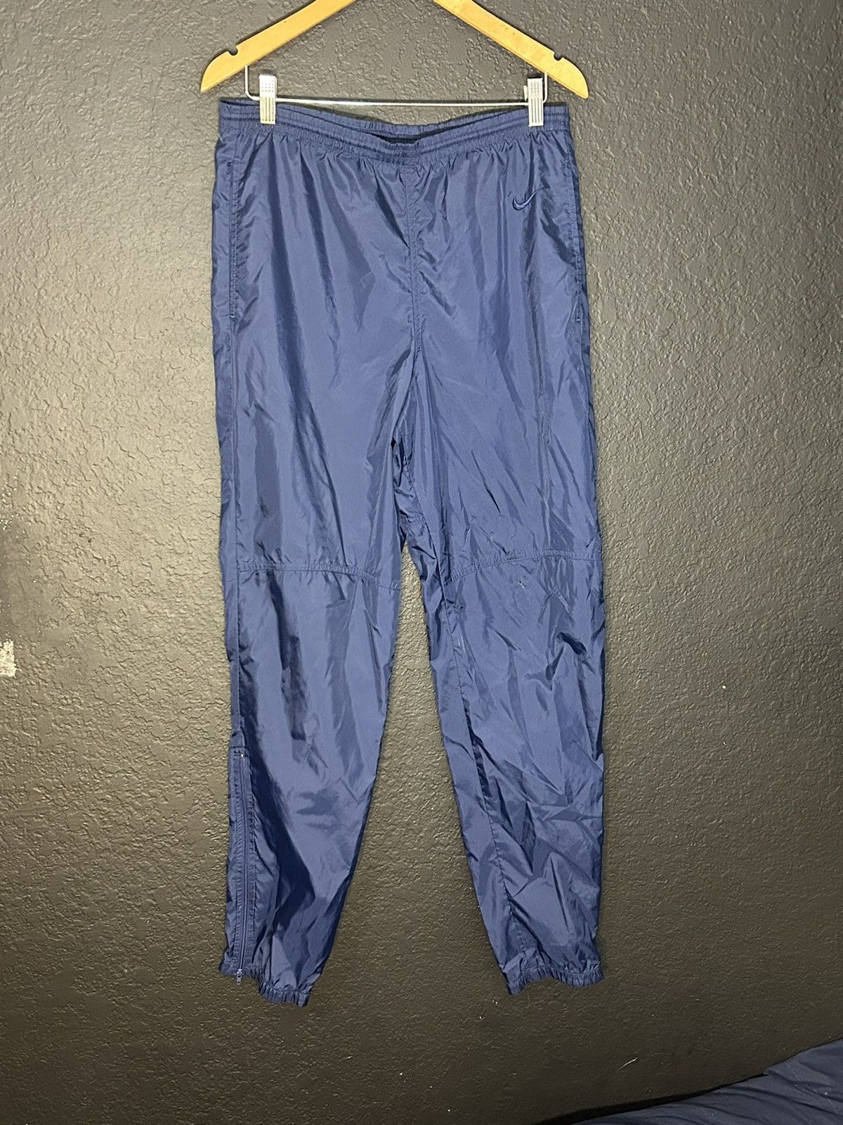 Nike × Vintage Nike Light Windbreaker Track Pants Size US 30 / EU 46 - 1 Thumbnail