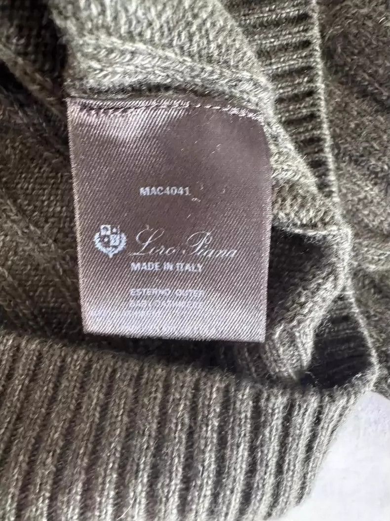 Loro Piana LORO PIANA Men's cashmere sweater Size US L / EU 52-54 / 3 - 4 Thumbnail