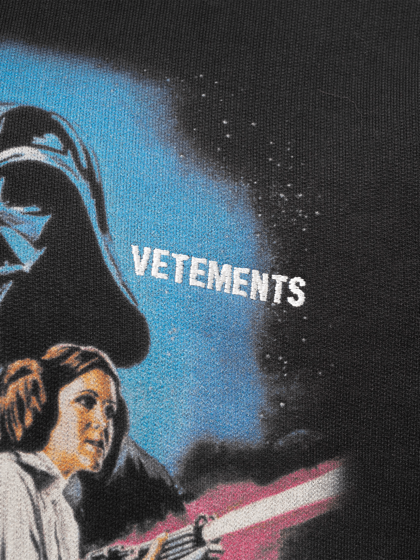 Vetements Vetements x Star Wars Edition black oversized hoodie Size US XS / EU 42 / 0 - 3 Thumbnail