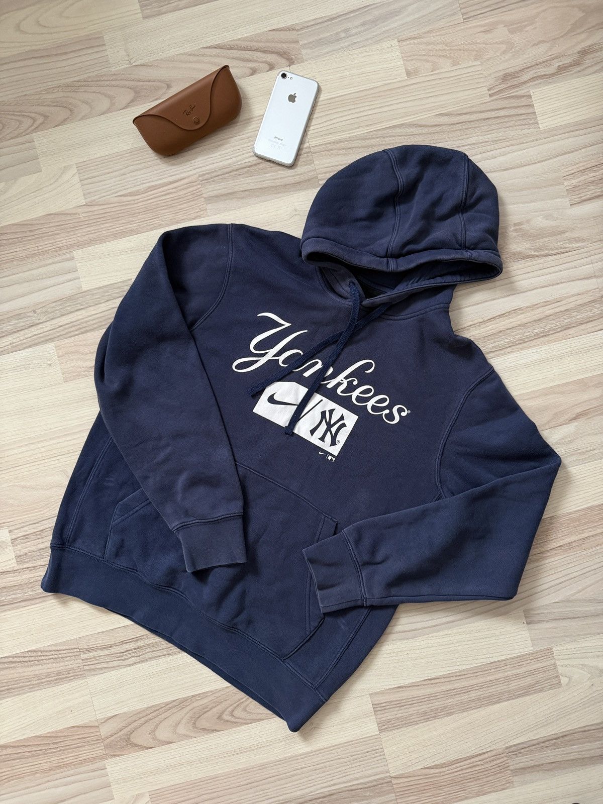 New York Yankees Nike x New York Yankees Hoodie Navy Team Club Pullover Size US M / EU 48-50 / 2 - 1 Thumbnail