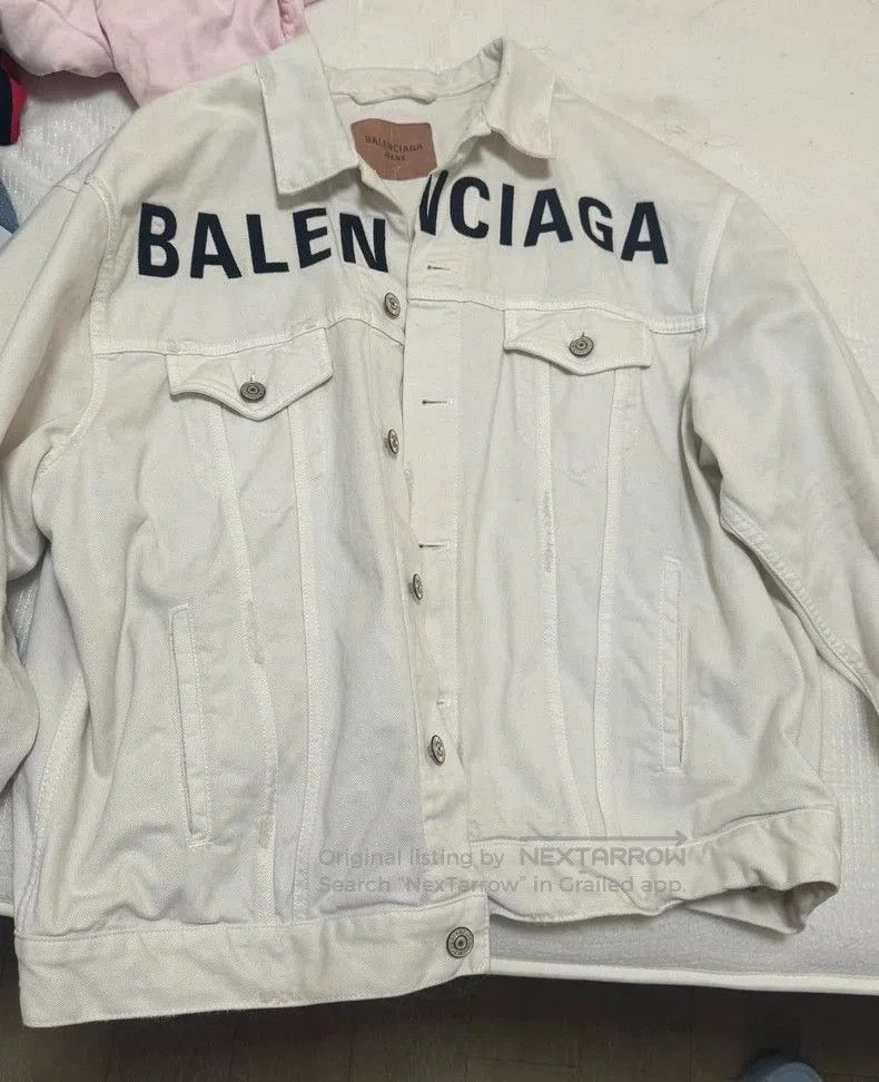 Balenciaga Balenciaga Denim Jacket Size 38. Size US M / EU 48-50 / 2 - 1 Thumbnail