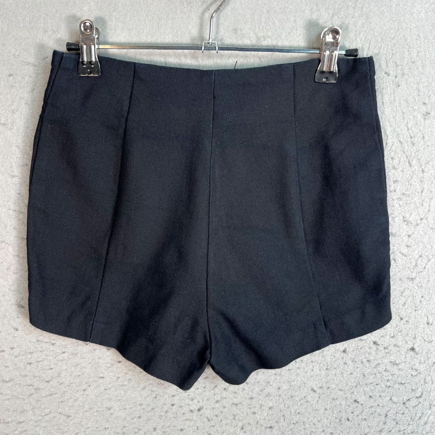 Bdg BDG Womens 24 Black High-Rise Shorts Front Zip Closure Size 42" / US 20 - 2 Thumbnail