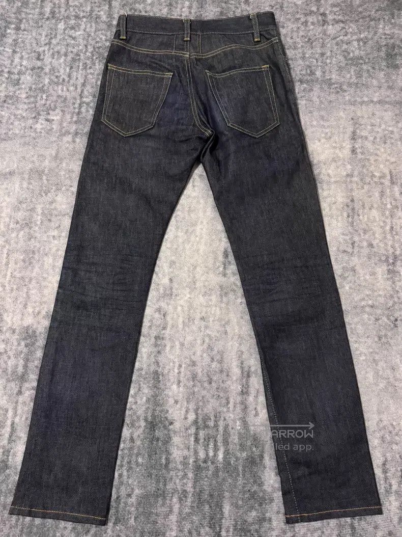 Saint Laurent Paris Saint Laurent Paris Deep Blue Raw Basic Denim Jeans Size US 26 / EU 42 - 2 Thumbnail