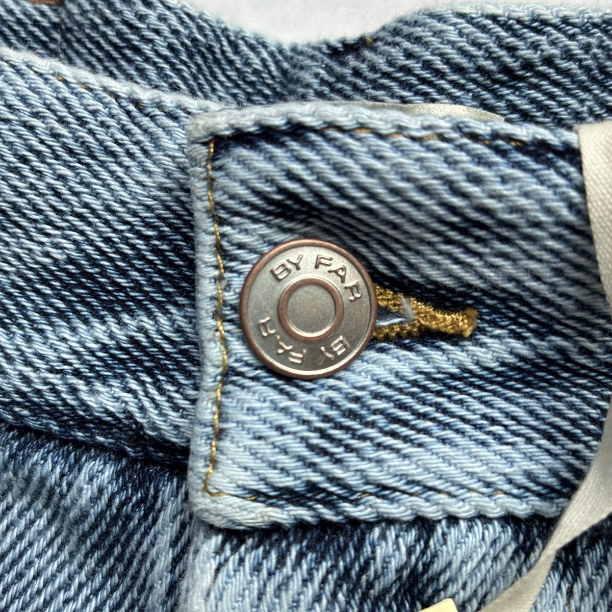 By Far By Far from Concepts Designer Stone Wash Flare Jeans NWT Size 28" / US 6 / IT 42 - 6 Thumbnail
