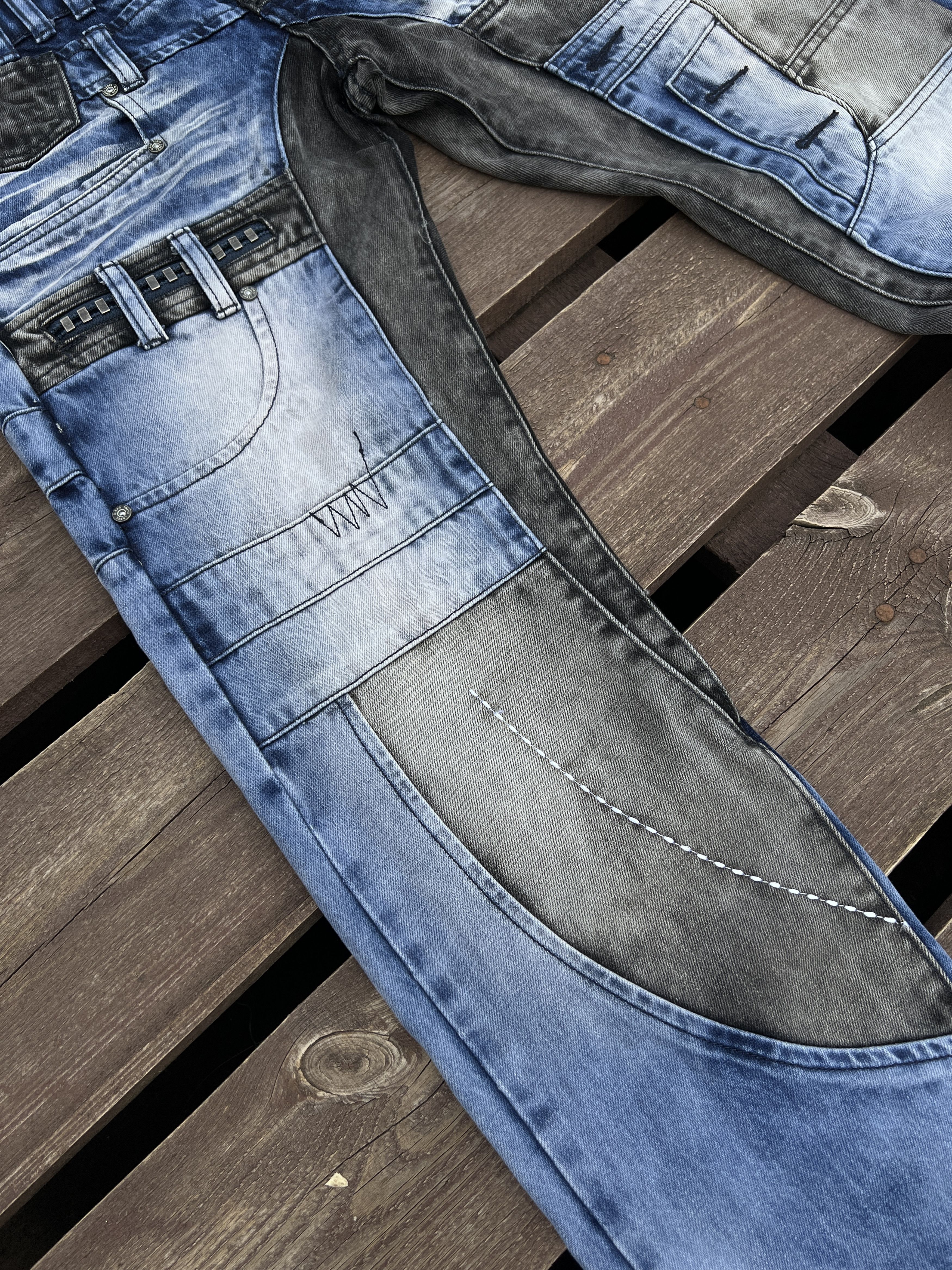Japanese Brand Japrag Japan Denim Japanese Style Vintage Avant Garde jeans Size US 31 - 13 Thumbnail