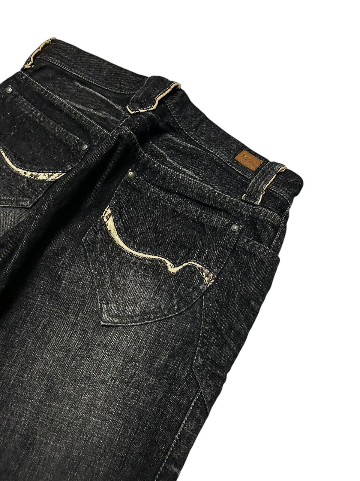 If Six Was Nine × Le Grande Bleu (L.G.B.) × Nicole Club Nicole Club For Men Rare Japanese Punk Style Denim 🎌☠️☠️ Size US 31 - 24 Thumbnail