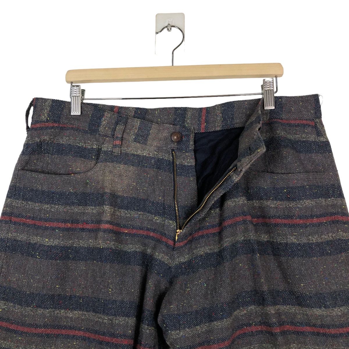 Japanese Brand 🔥SHORT PANT WOOL BLANKET THE GUILTS ISSEY MIYAKE Size US 36 / EU 52 - 11 Thumbnail