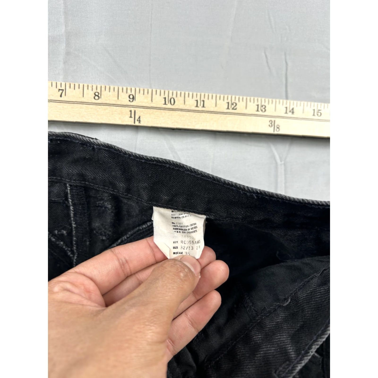 Vintage VINTAGE Rockies Jeans Womens 30X36 High Rise Western 90s Denim Concho Size 30" / US 8 / IT 44 - 4 Thumbnail