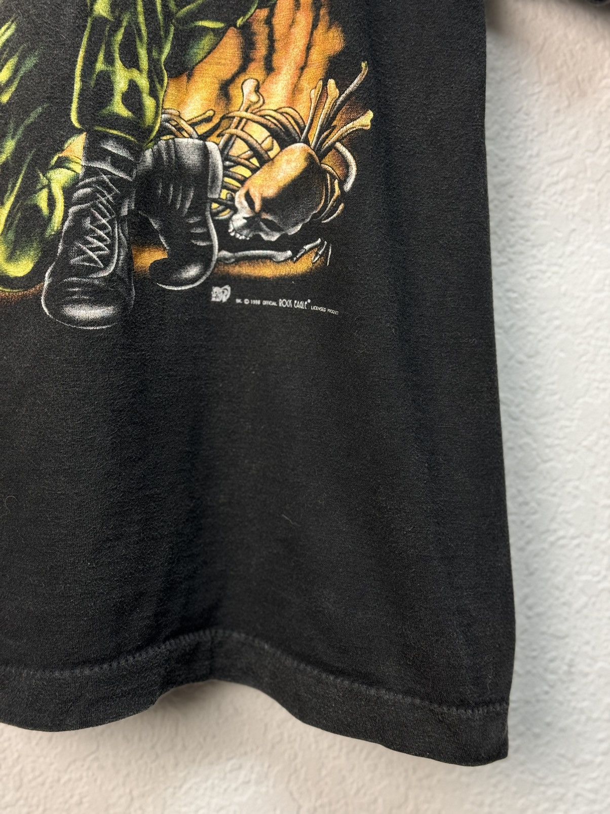 Band Tees Vintage 3d Emblem Death Is Certain Rare Military Made In USA Size US XL / EU 56 / 4 - 4 Thumbnail