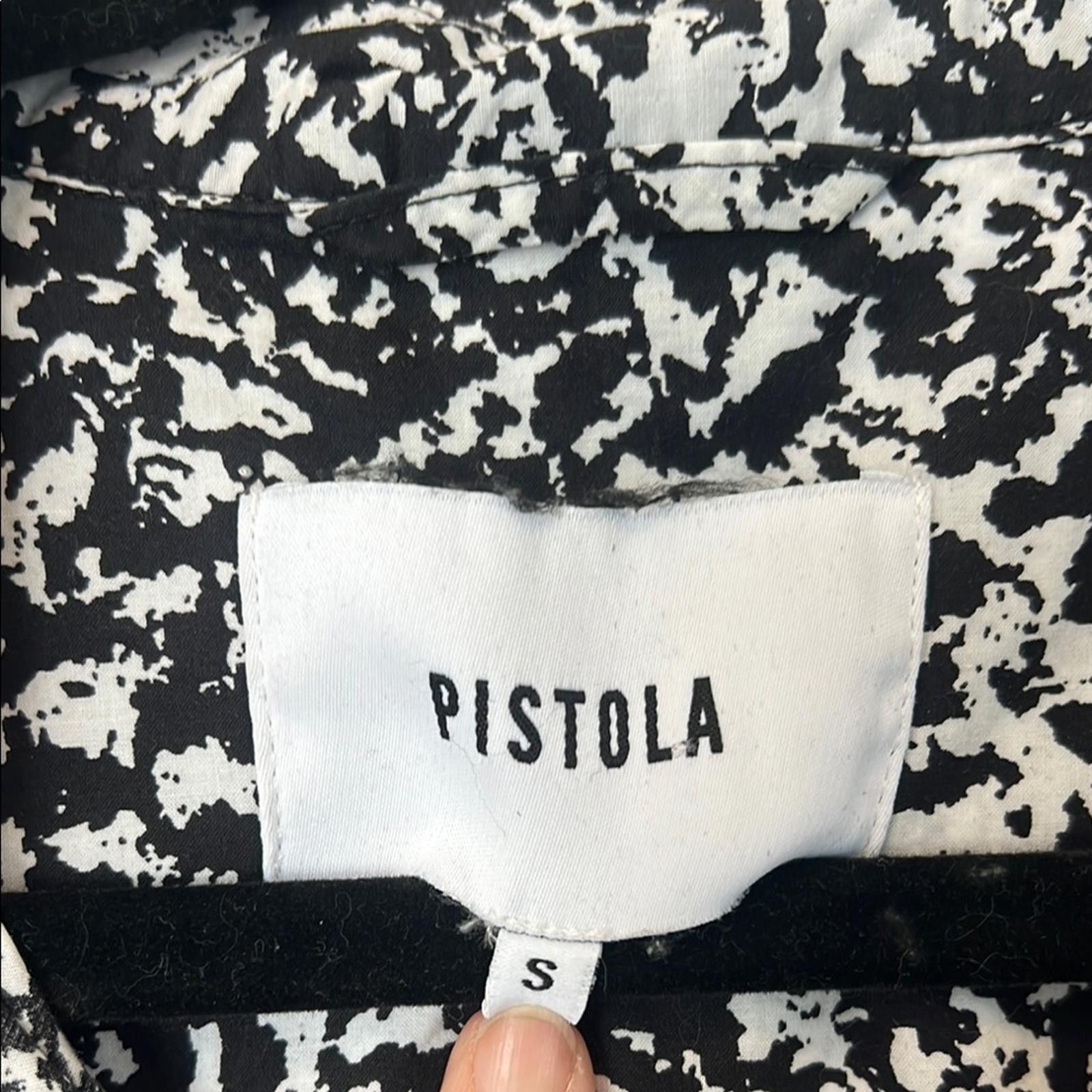 Pistol Lake Pistola Black and White Printed Jumpsuit Size 28" / US 6 / IT 42 - 6 Thumbnail