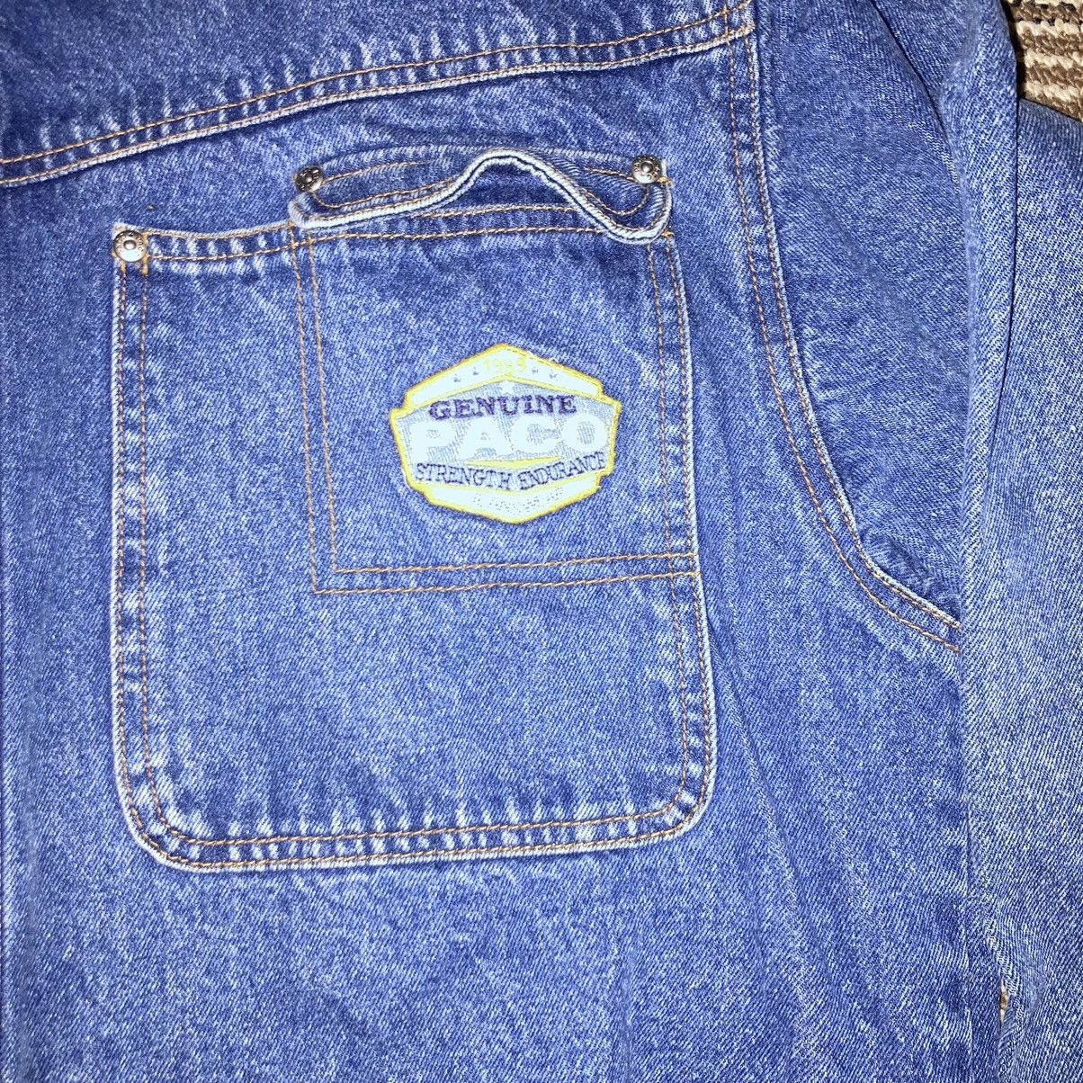 Vintage VTG 90s PACO JEANS Denim Jacket RARE Size US XL / EU 56 / 4 - 3 Thumbnail