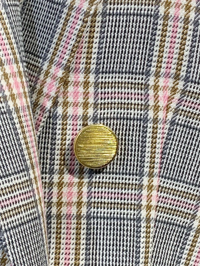 Gucci Gucci Double Breasted Checked Blazer-2506 Size US M / EU 48-50 / 2 - 4 Thumbnail