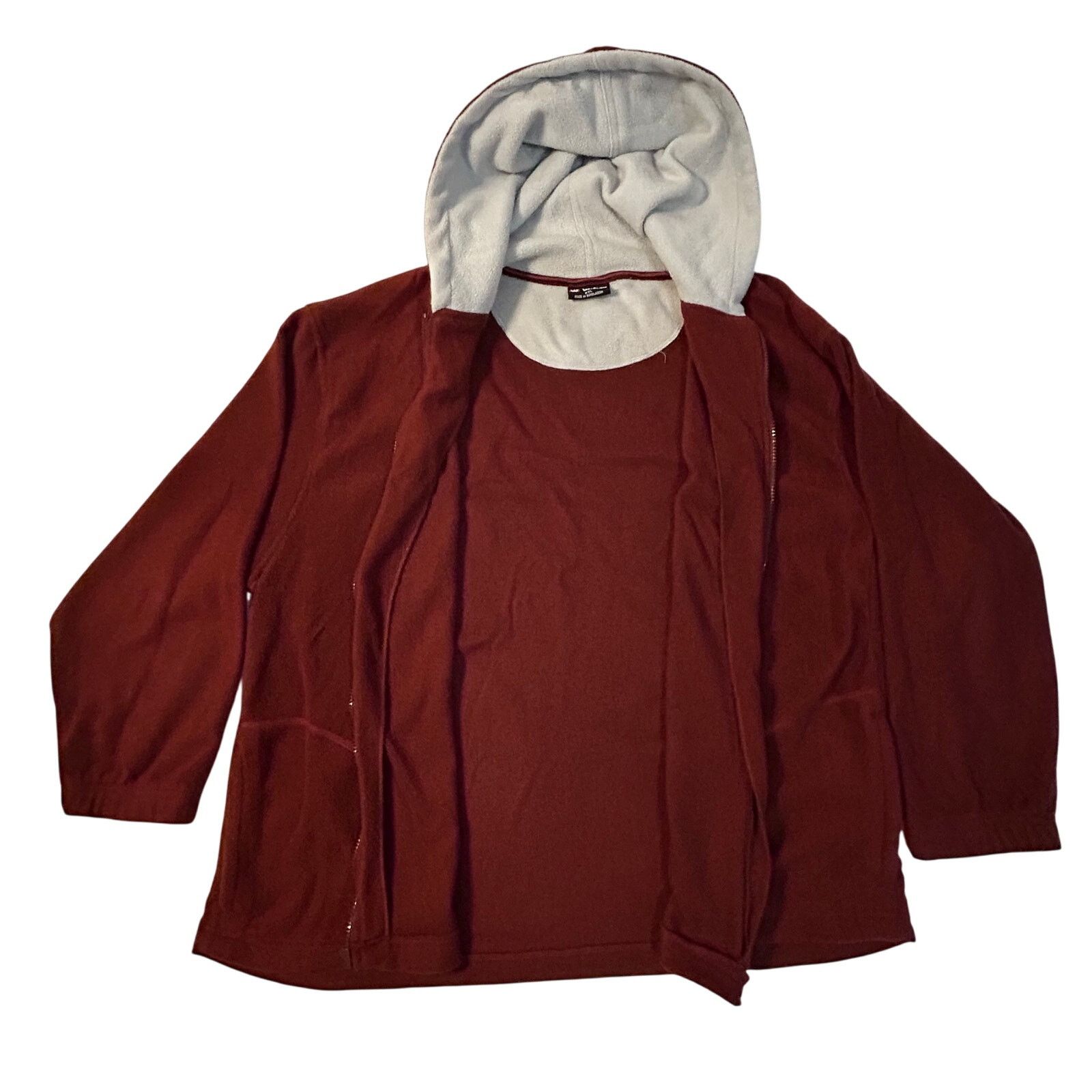 Other Wilson XXL Full-Zip Fleece Hoodie - Warm Classic Style Size US XXL / EU 58 / 5 - 3 Thumbnail