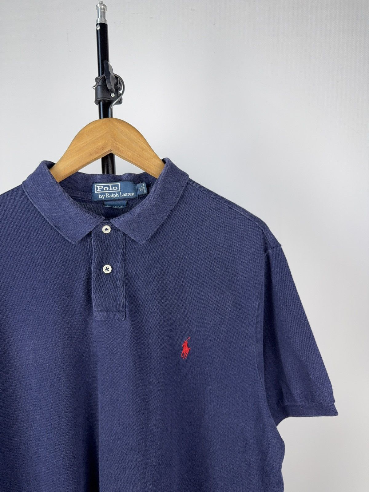 Polo Ralph Lauren Vintage 90s Retro Polo Ralph Lauren Basic Logo Polos Y2K Size US XL / EU 56 / 4 - 2 Thumbnail