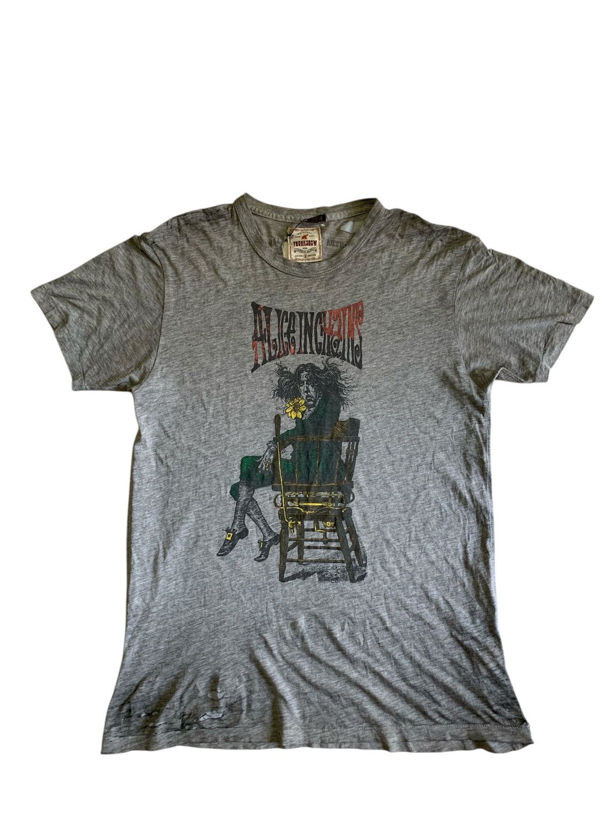Band Tees Distress Alice in chain shirt Size US M / EU 48-50 / 2 - 1 Thumbnail
