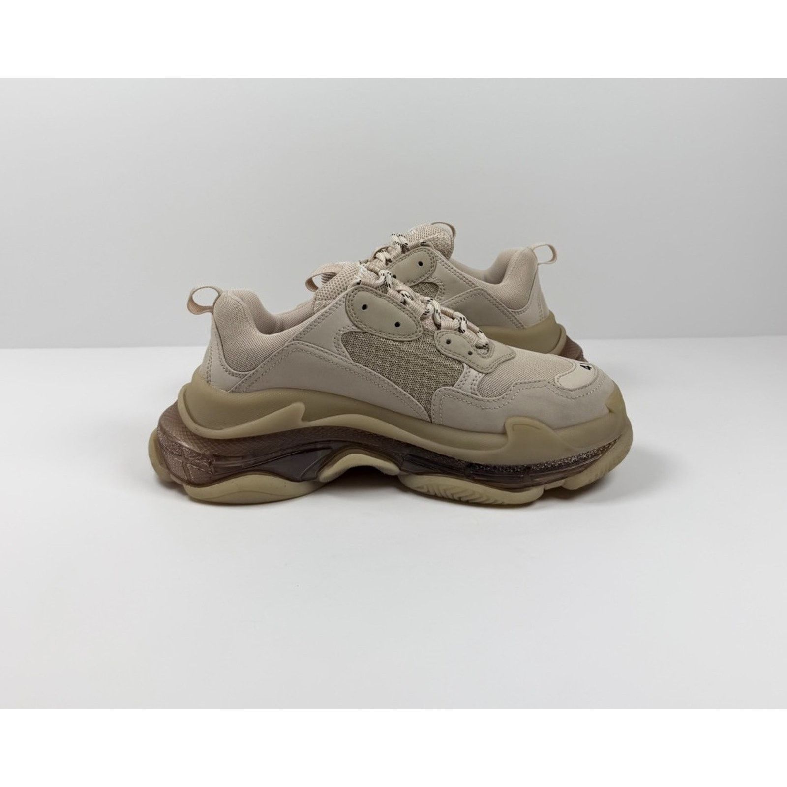 Balenciaga Size 41EU/11W - Balenciaga Triple S Beige Size US 11 / IT 41 - 5 Thumbnail