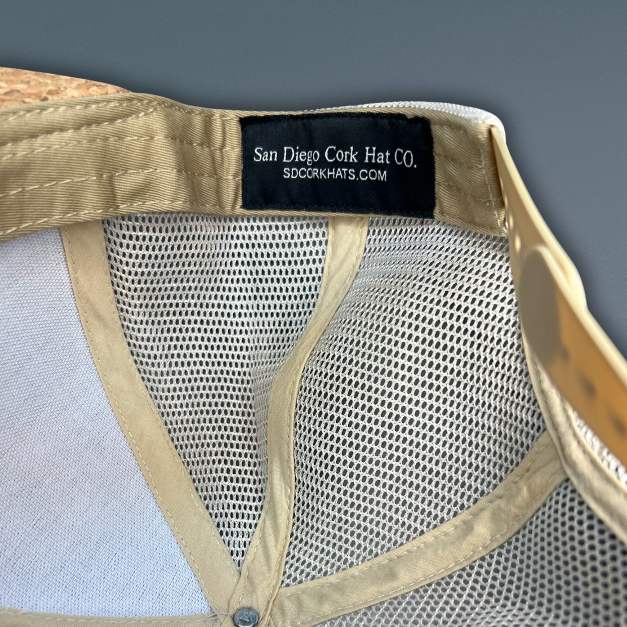 Other San Diego Cork Hat Cap With Mesh Back & American Flag Design Size ONE SIZE - 5 Thumbnail