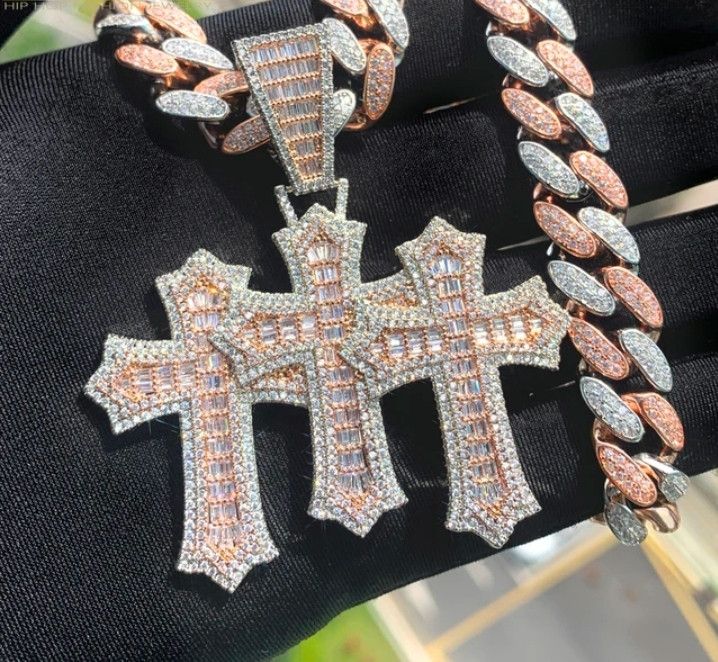 Designer × Japanese Brand Cuban Link Chain Two Tone chain Size ONE SIZE - 5 Thumbnail