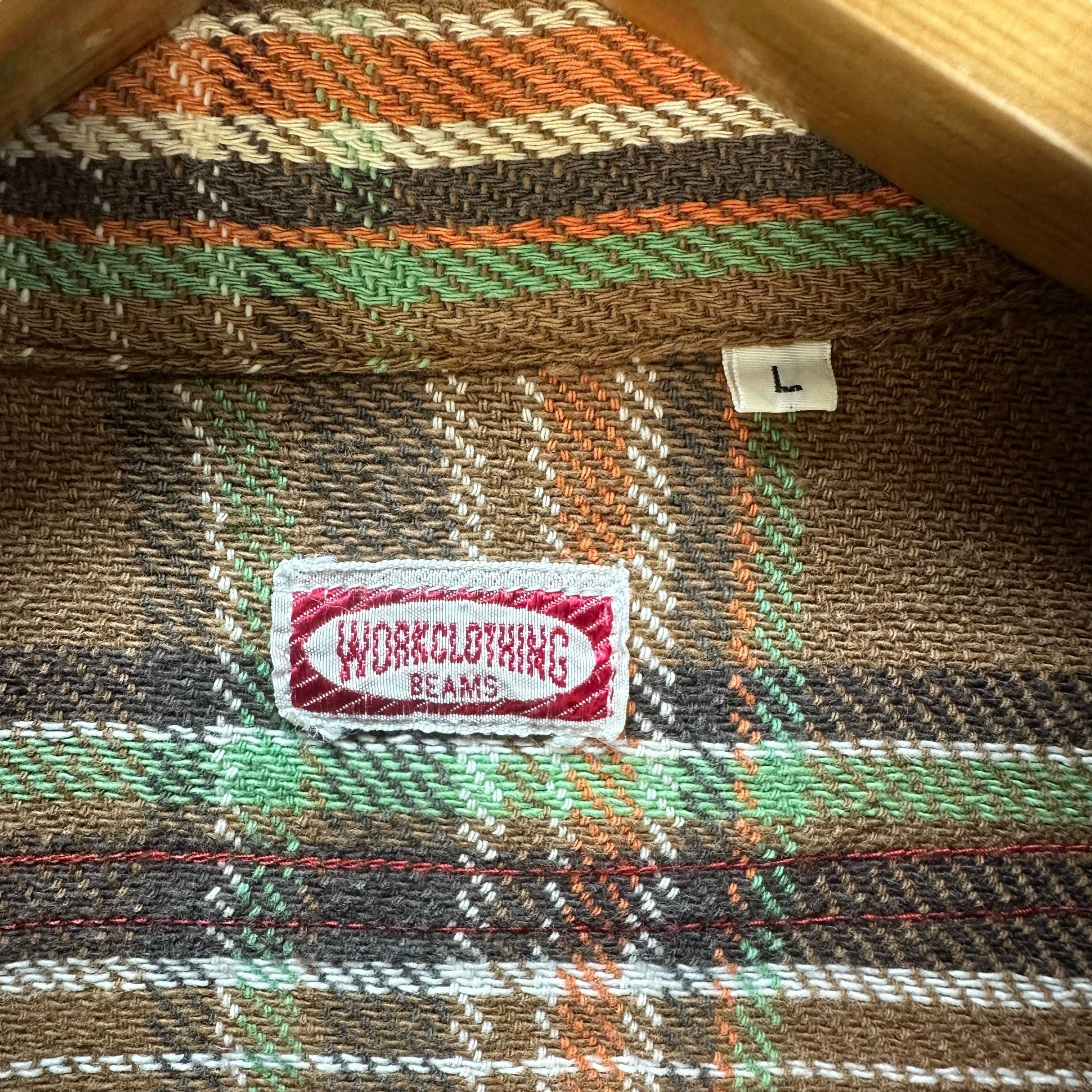 Beams Plus BEAMS WORK CLOTHING CHECKED PLAID WORK SHIRT #9004-47 Size US L / EU 52-54 / 3 - 6 Thumbnail