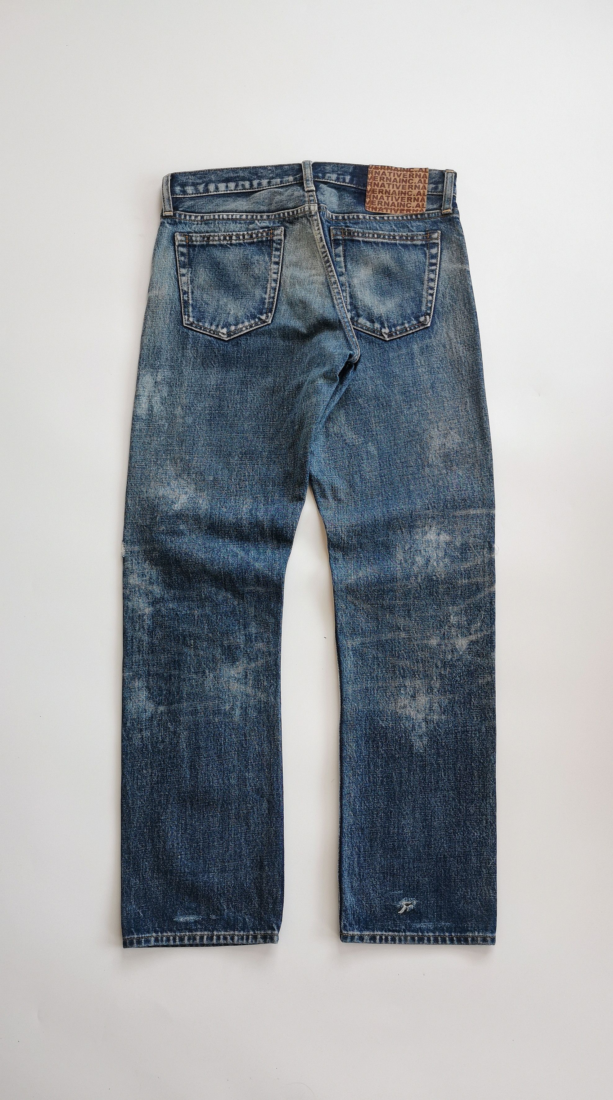 Isamu Katayama Backlash [RARE] RNA Inc. Japan Heavy Distressed & Splatter Denim Size US 30 / EU 46 - 2 Thumbnail
