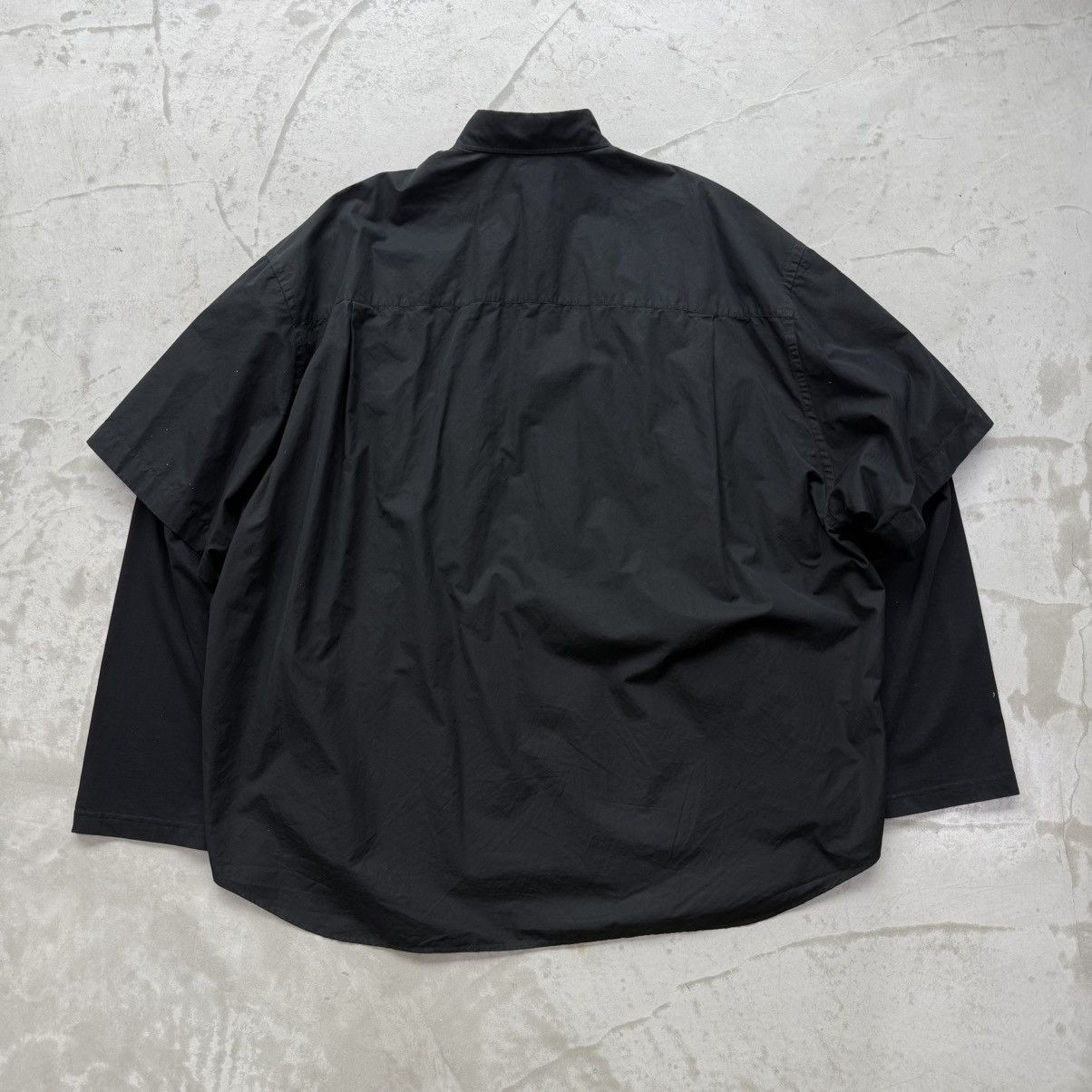 Balenciaga Balenciaga Logo Pocket Fake Layers Oversized Shirt Size US S / EU 44-46 / 1 - 2 Thumbnail