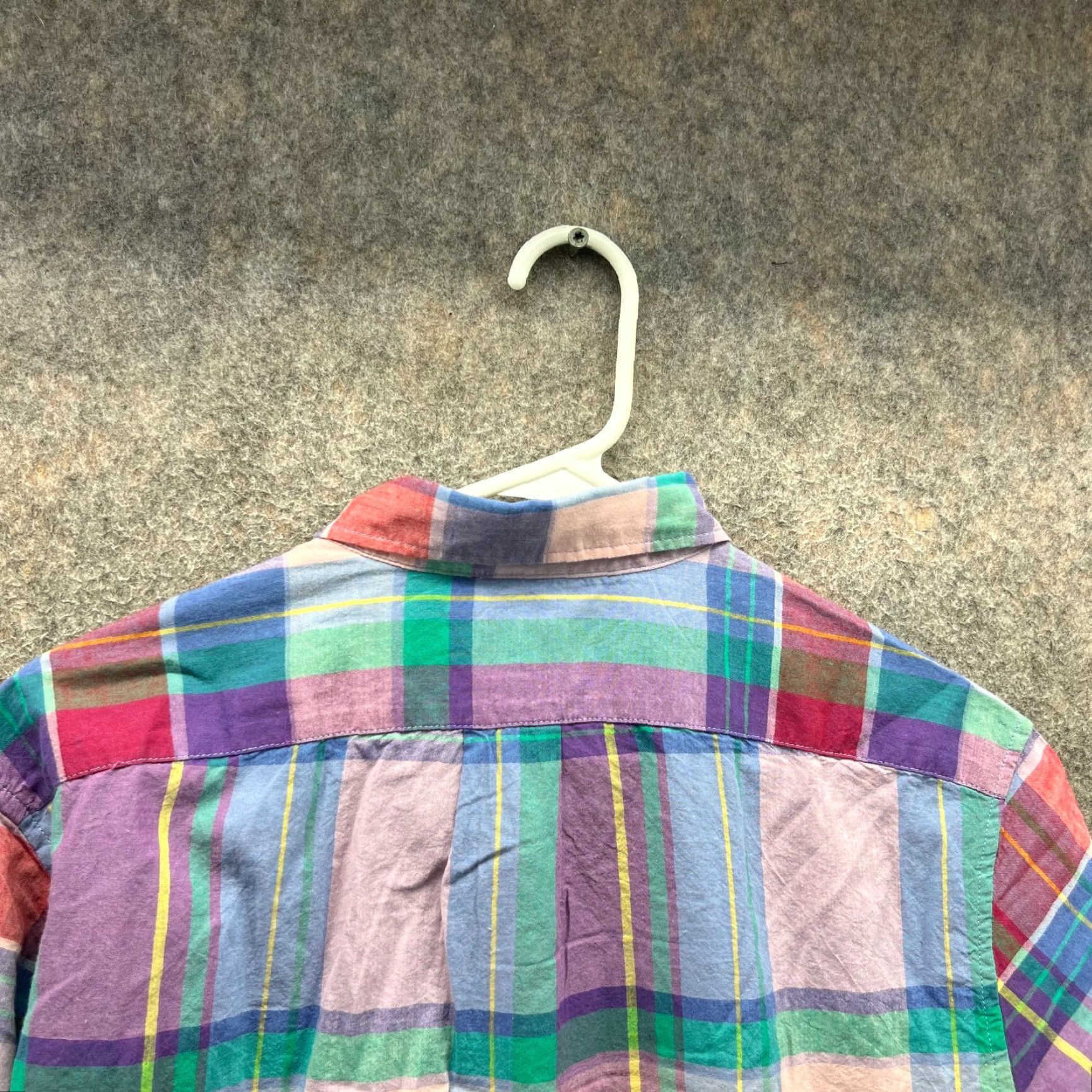 J.Crew VINTAGE J.CREW Shirt Mens M Blue Pink Madras Plaid Button Up Classic Fit Preppy Decade: 2000s? Size US M / EU 48-50 / 2 - 3 Thumbnail