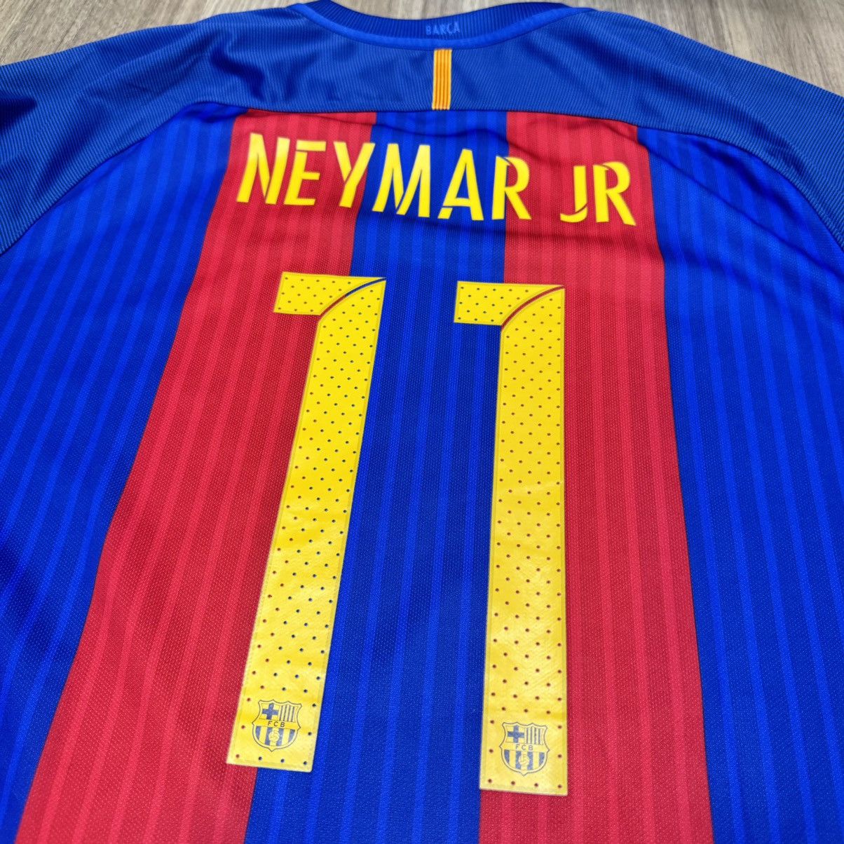 Nike Barcelona 16/17 home shirt #11 Neymar Size US XL / EU 56 / 4 - 4 Thumbnail