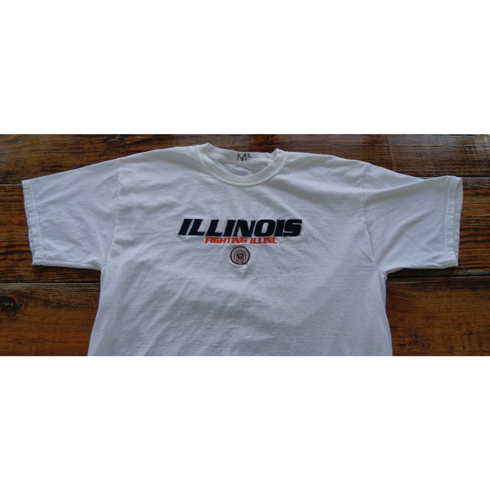 Vintage VTG Y2K ILLINOIS ILLINI CHIEF L TShirt Embroider Spell Size US L / EU 52-54 / 3 - 1 Thumbnail