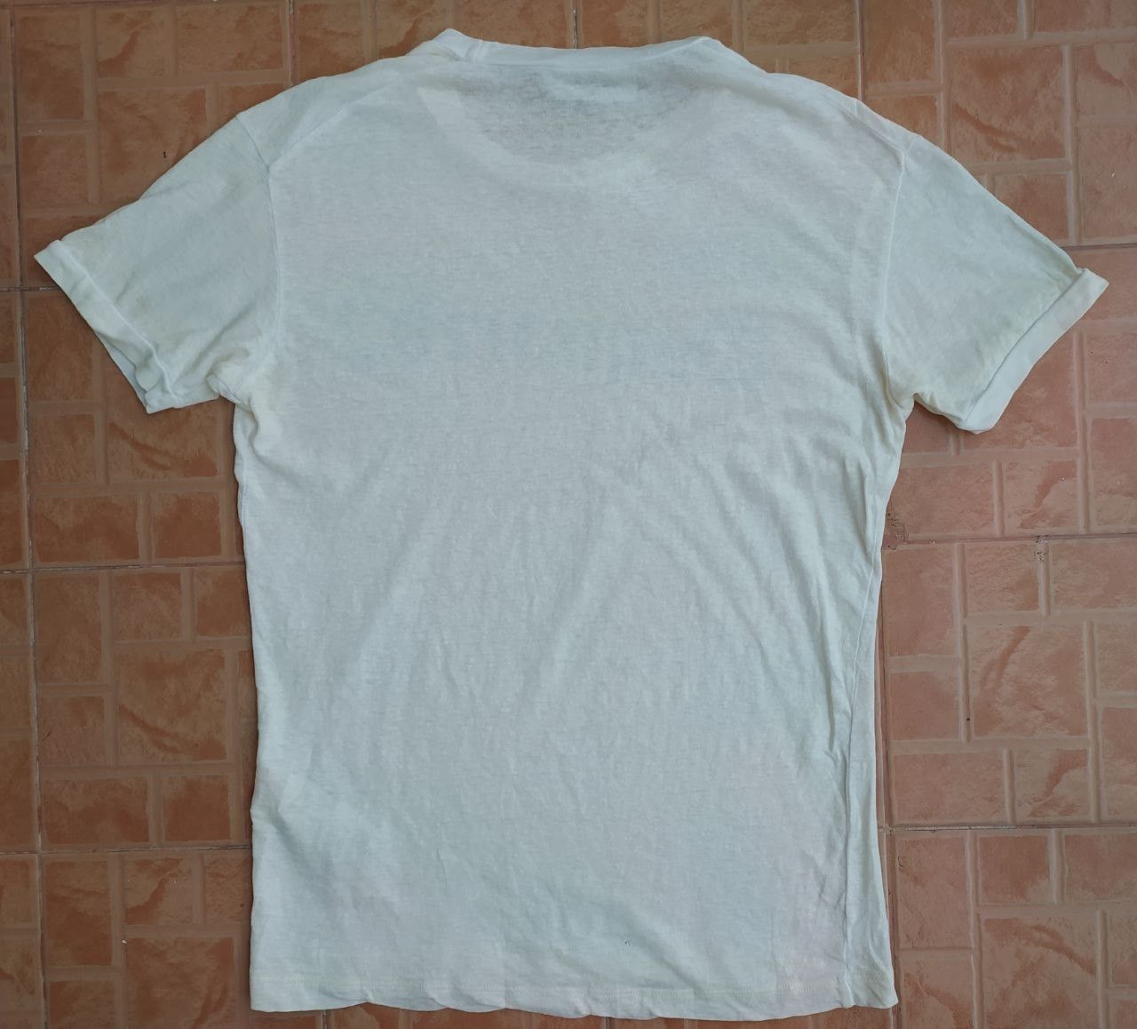 Dsquared2 DSQUARED2 COTTON BEIGE LOGO CREWNECK T-SIRT SIZE M Size US M / EU 48-50 / 2 - 3 Thumbnail