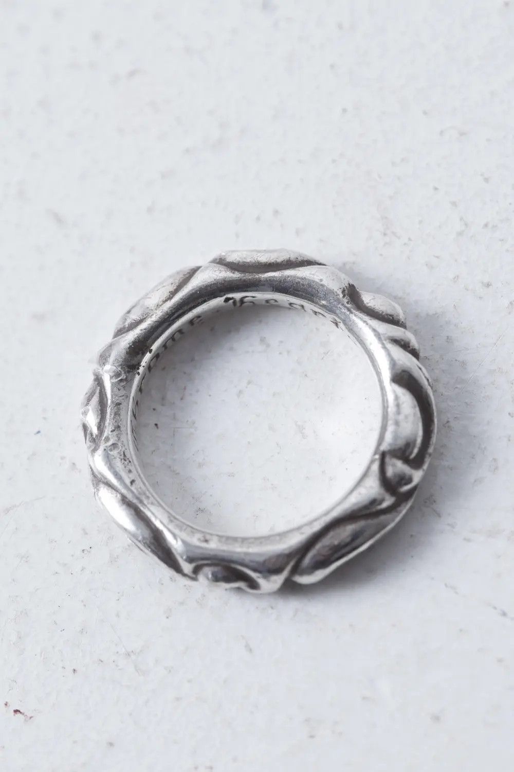 Chrome Hearts Chrome Hearts scroll band ring US 8.5 Size ONE SIZE - 1 Thumbnail